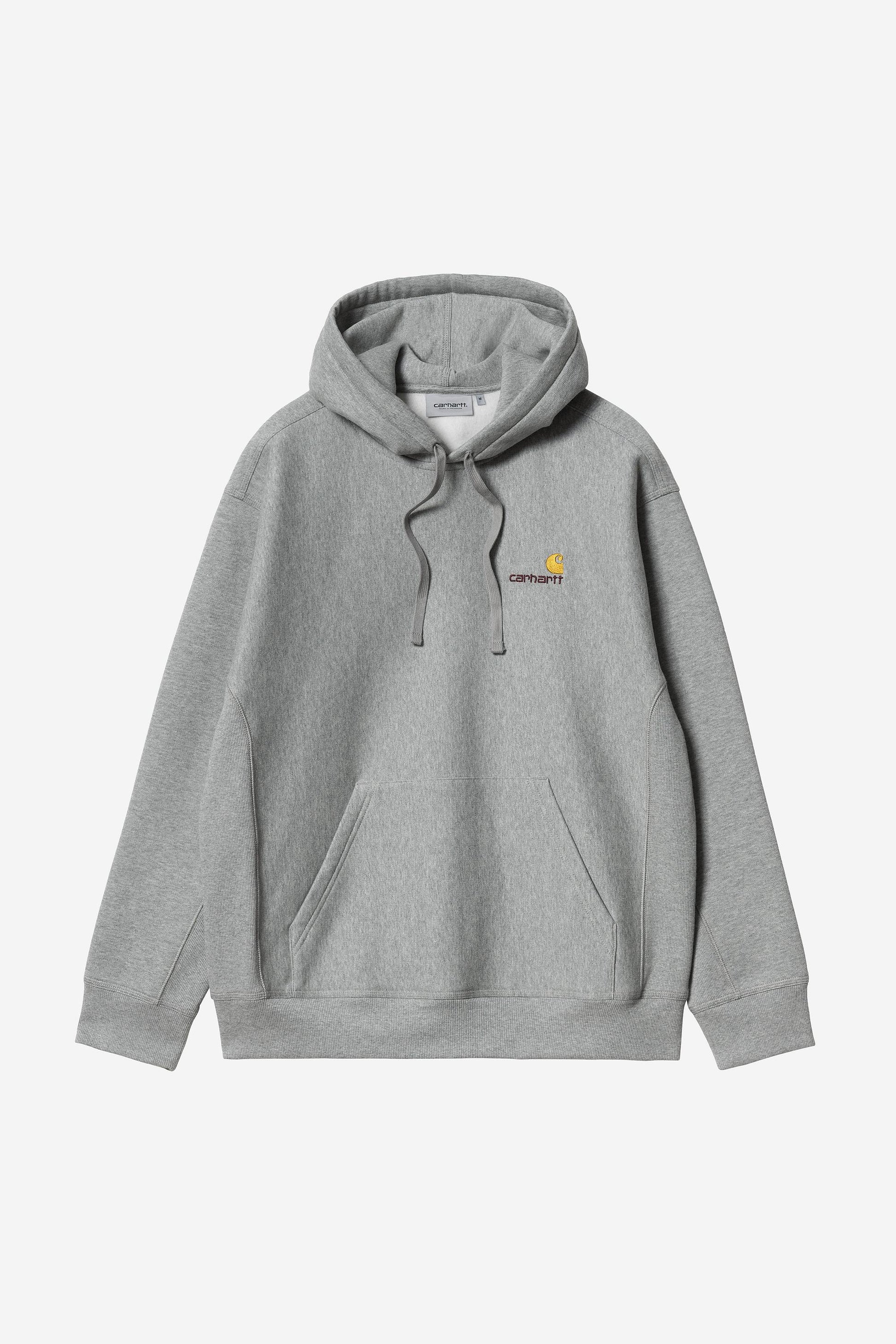 Hooded American Script Sweatshirt Grey Heather