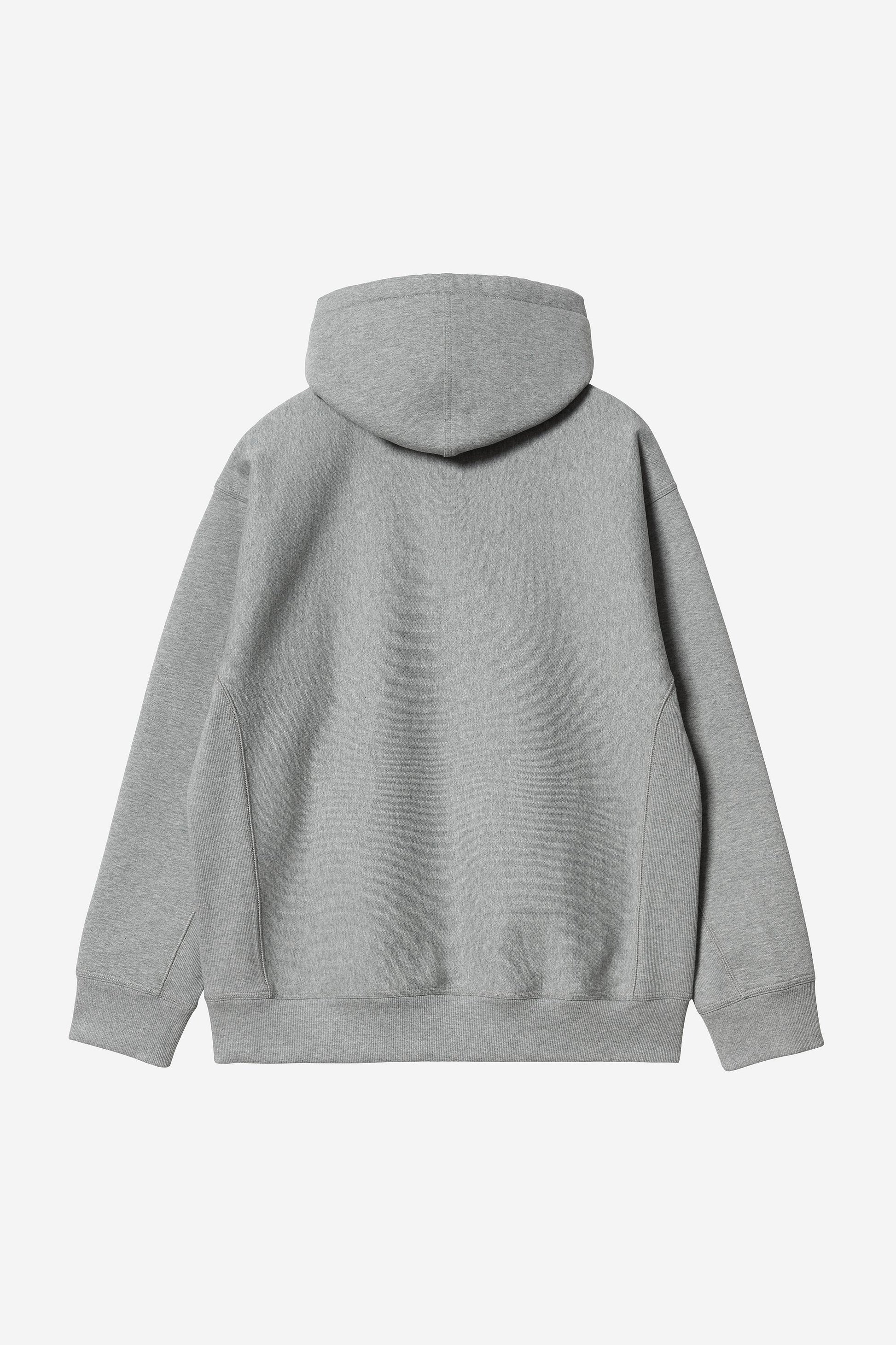 Hooded American Script Sweatshirt Grey Heather