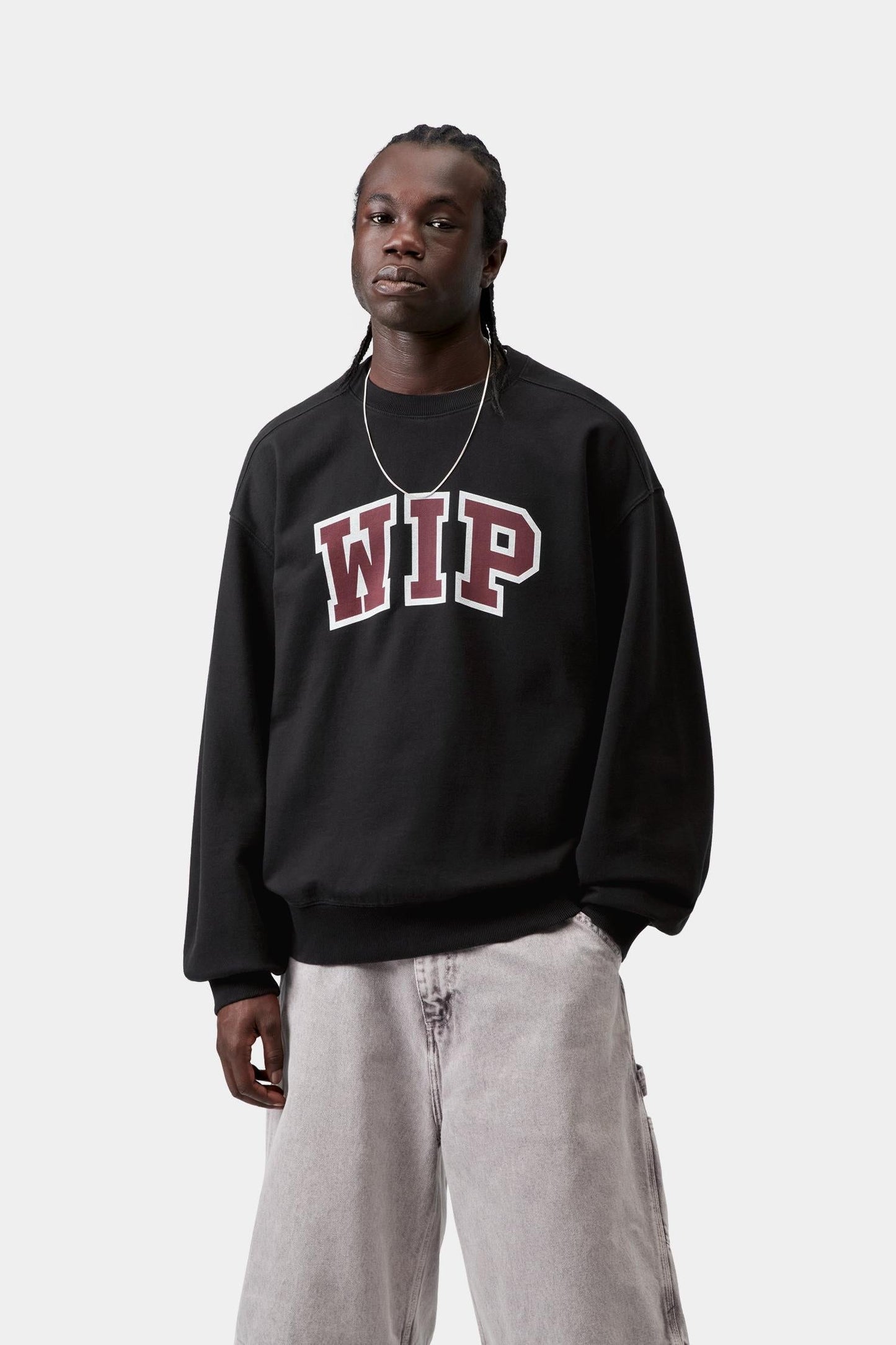 WIP III Sweatshirt Black (Heavy Stone Wash)