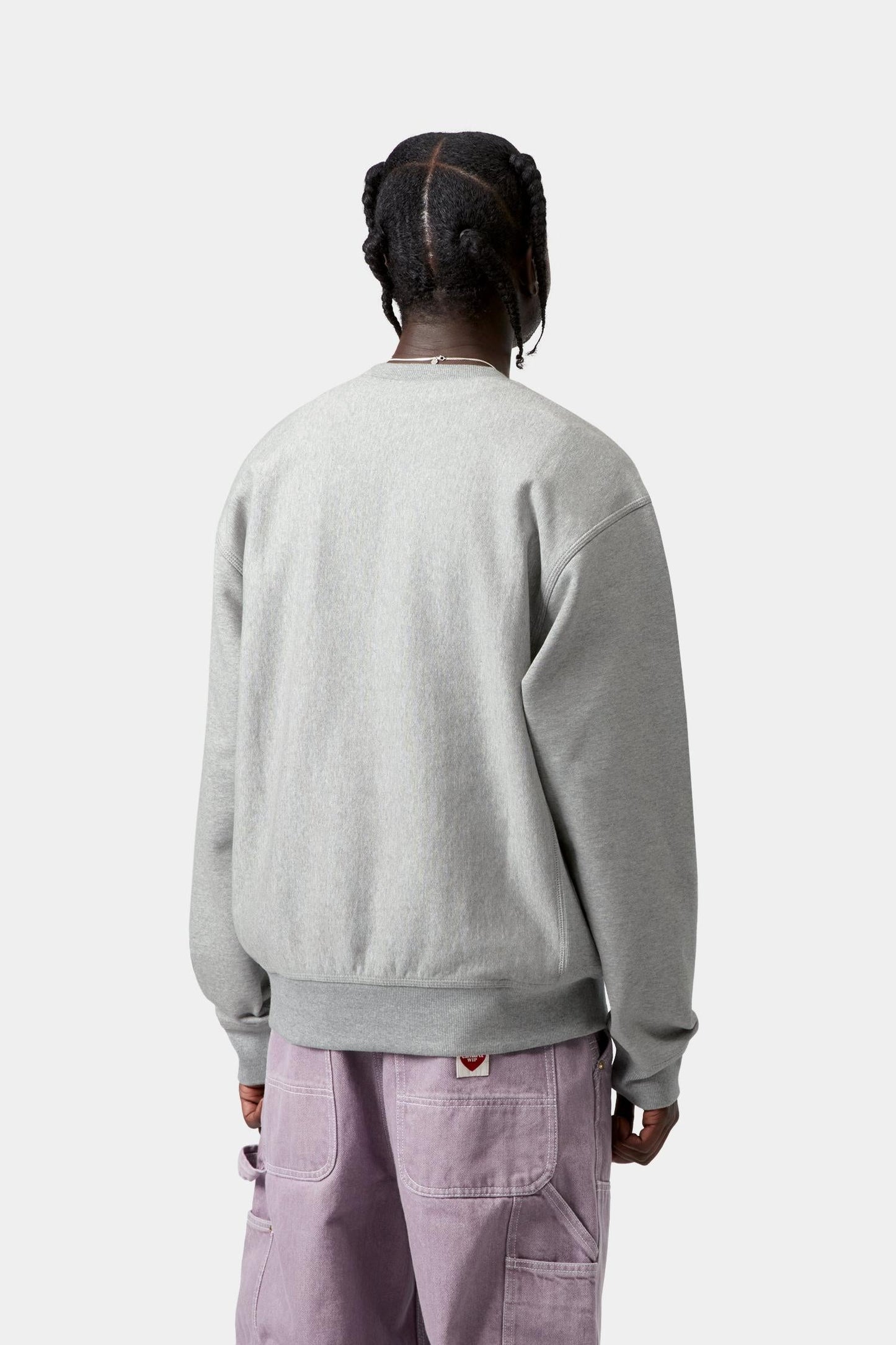 American Script Sweatshirt Grey Heather