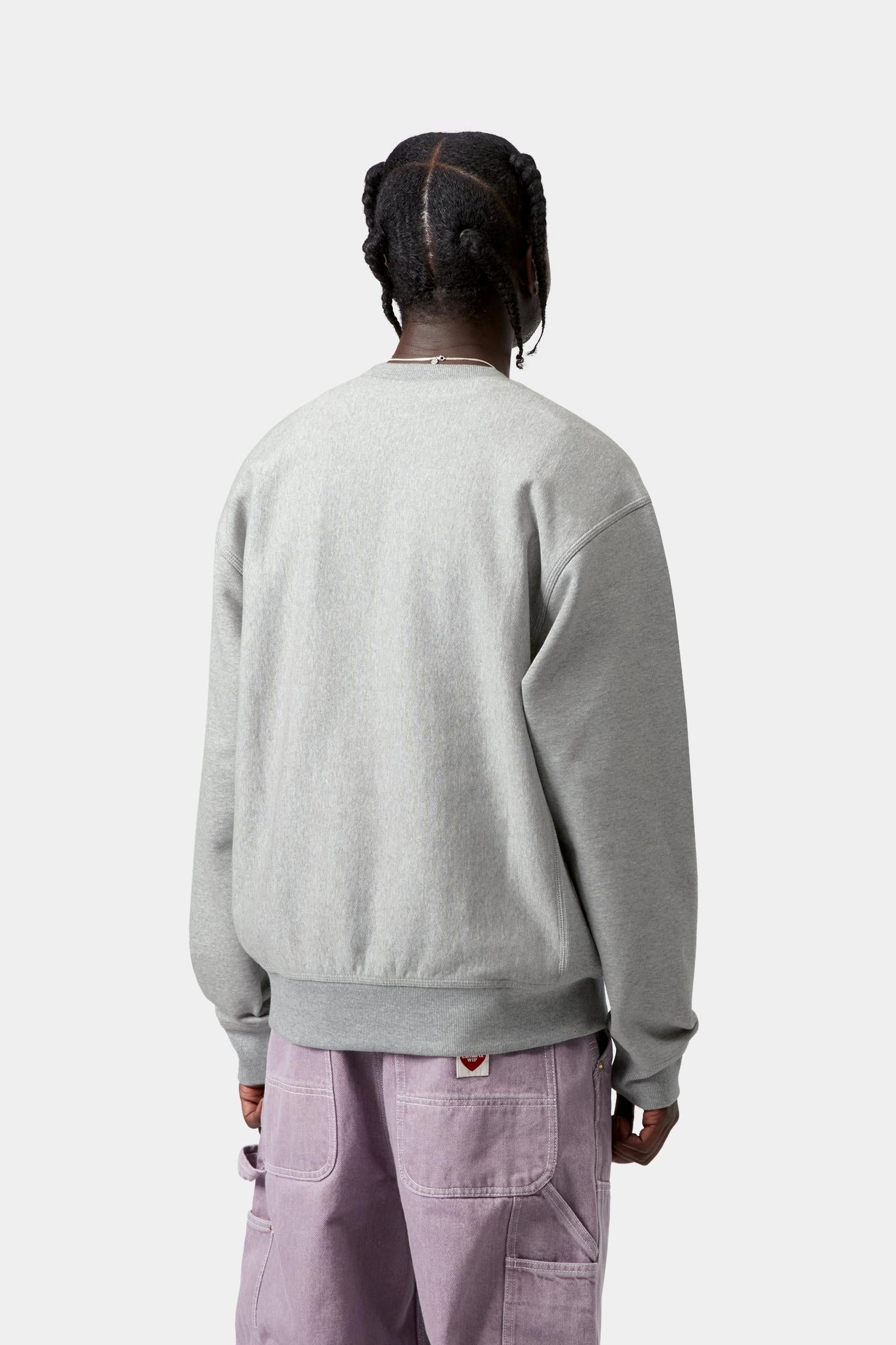 American Script Sweatshirt Grey Heather