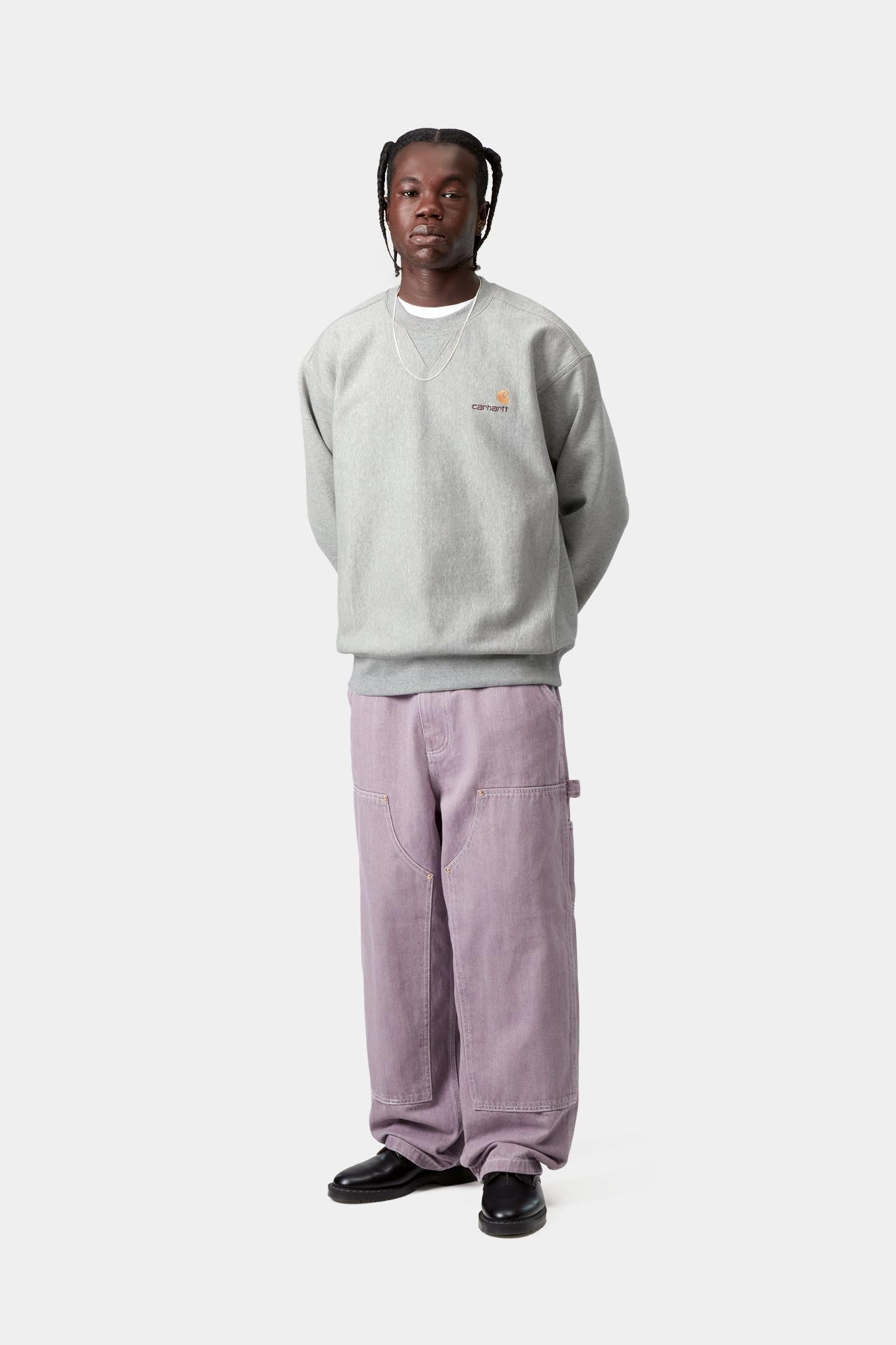 American Script Sweatshirt Grey Heather