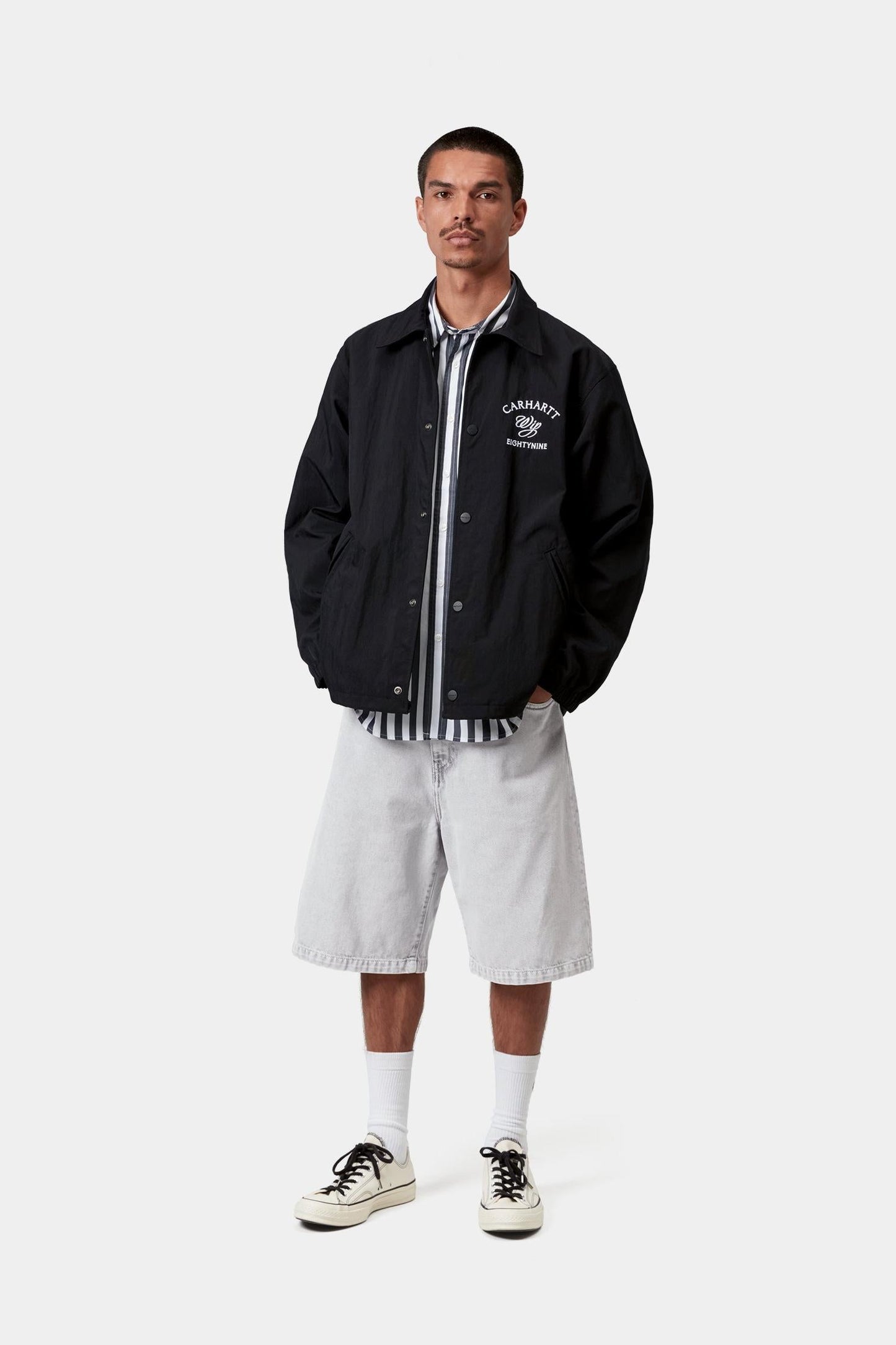 Landon Short - Color Denim Black (Chalk Wash)