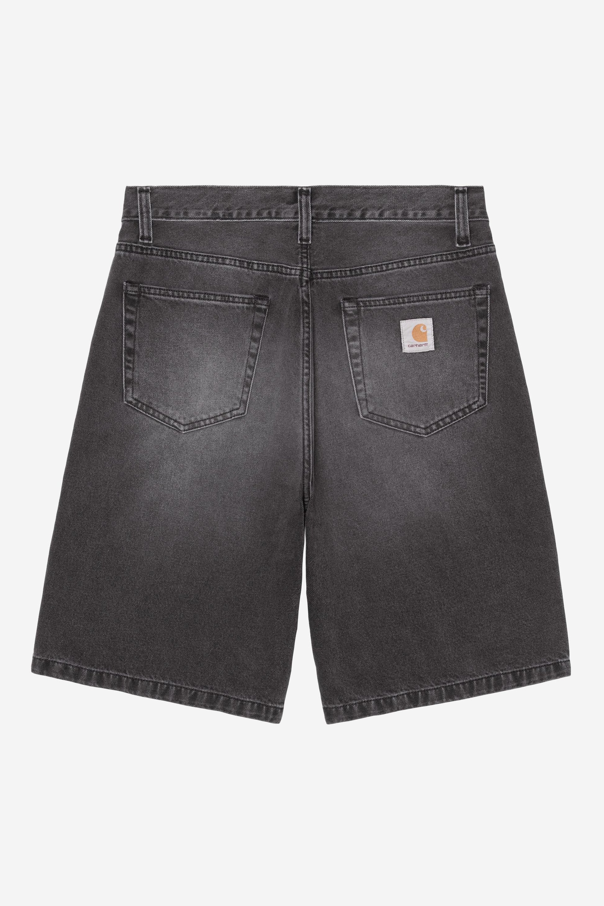 Landon Short Black (Worn Bleached)