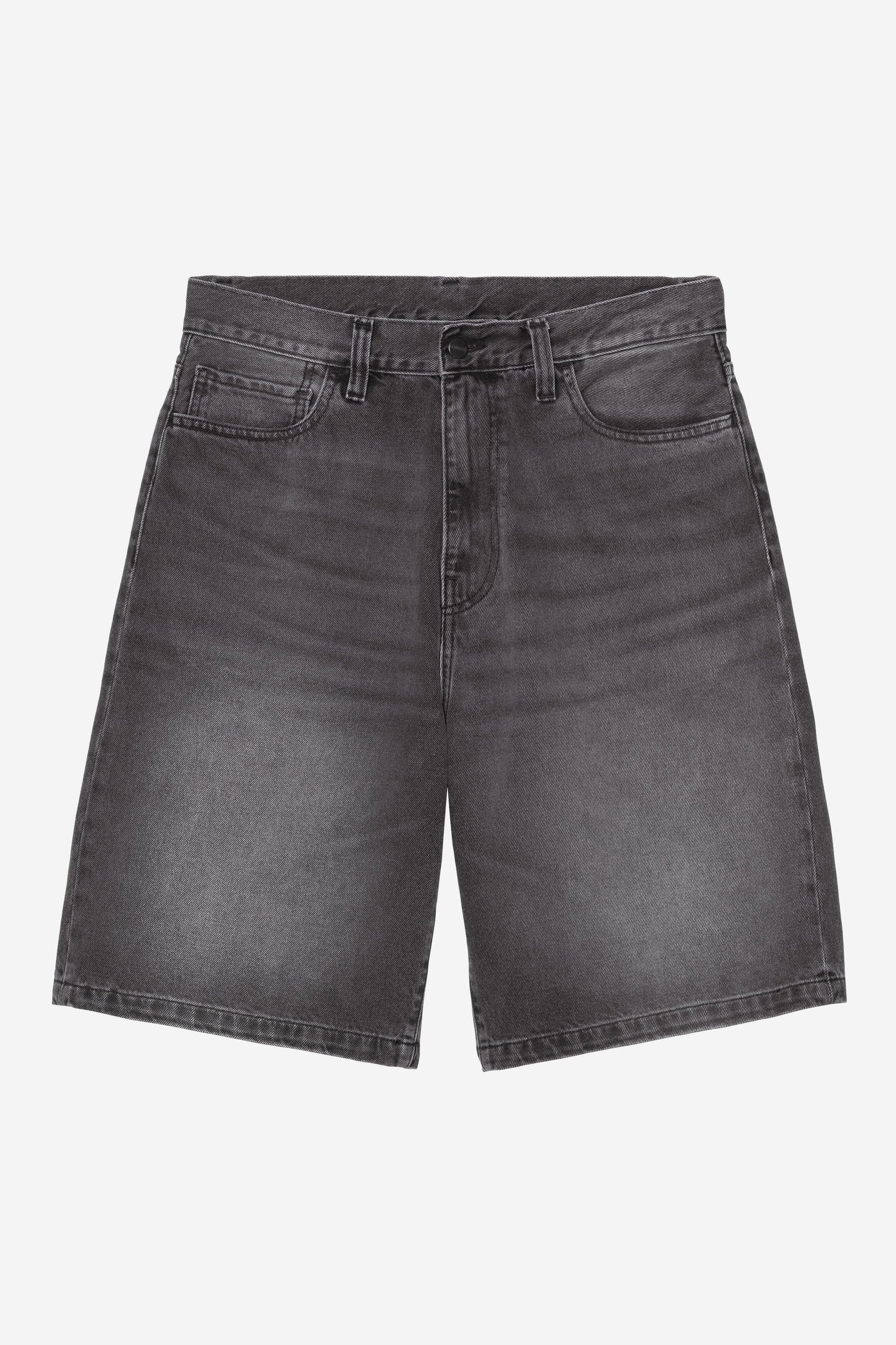 Landon Short Black (Worn Bleached)