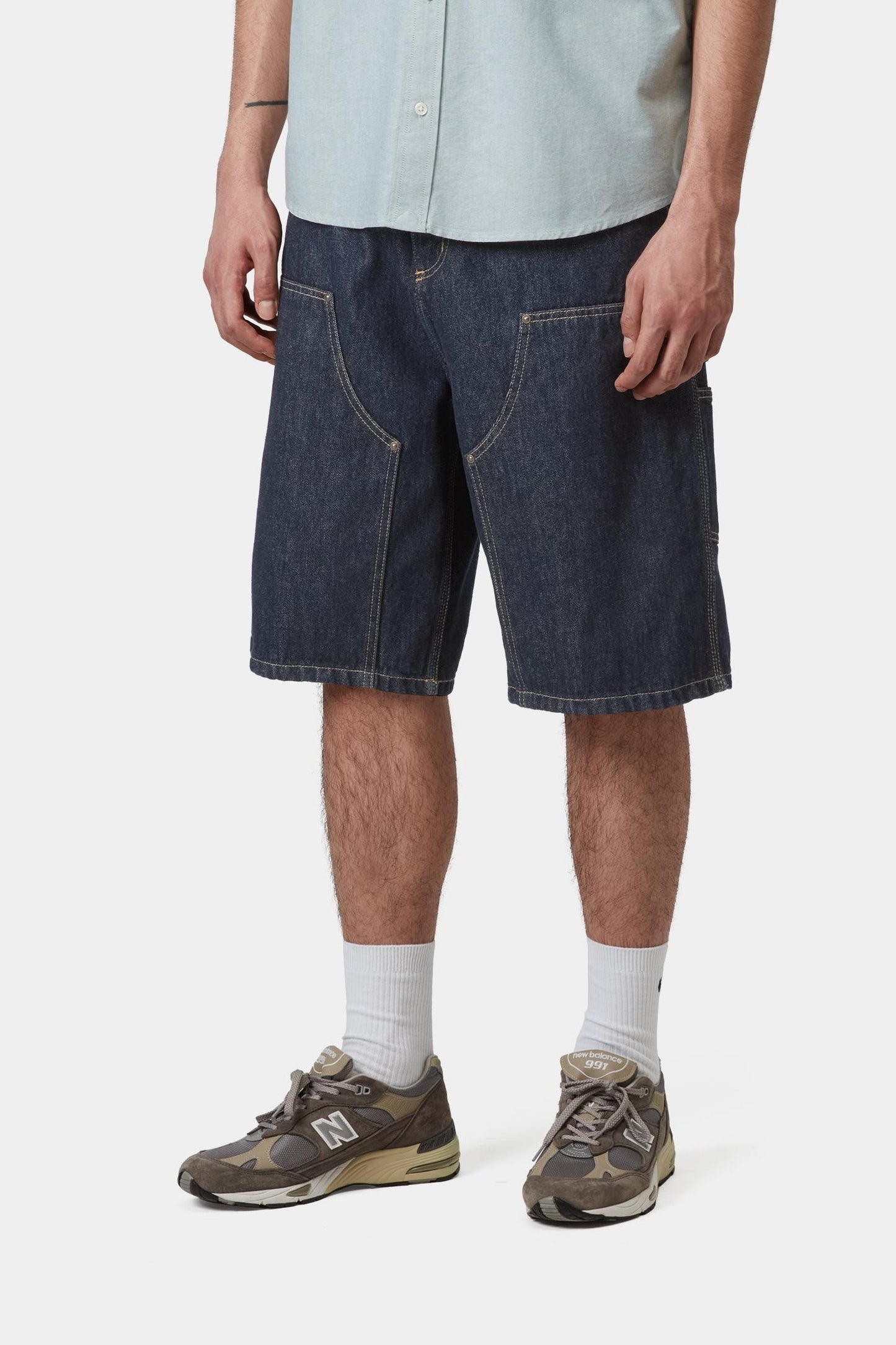 OG Double Knee Short Blue