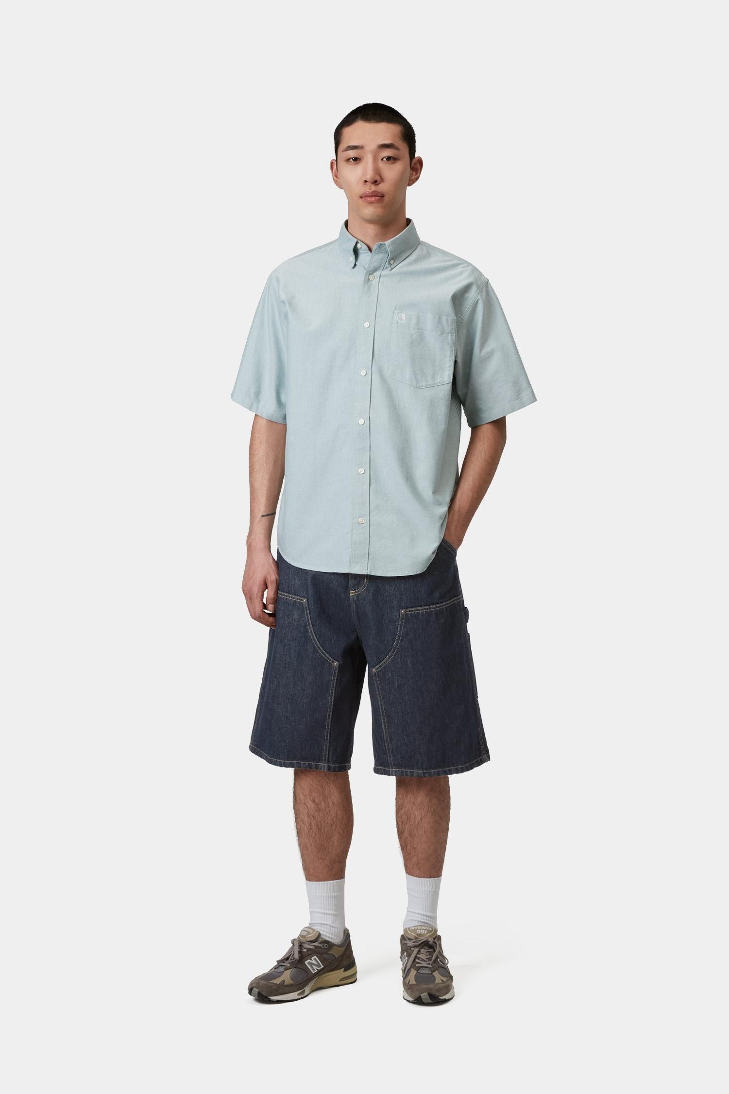 OG Double Knee Short Blue