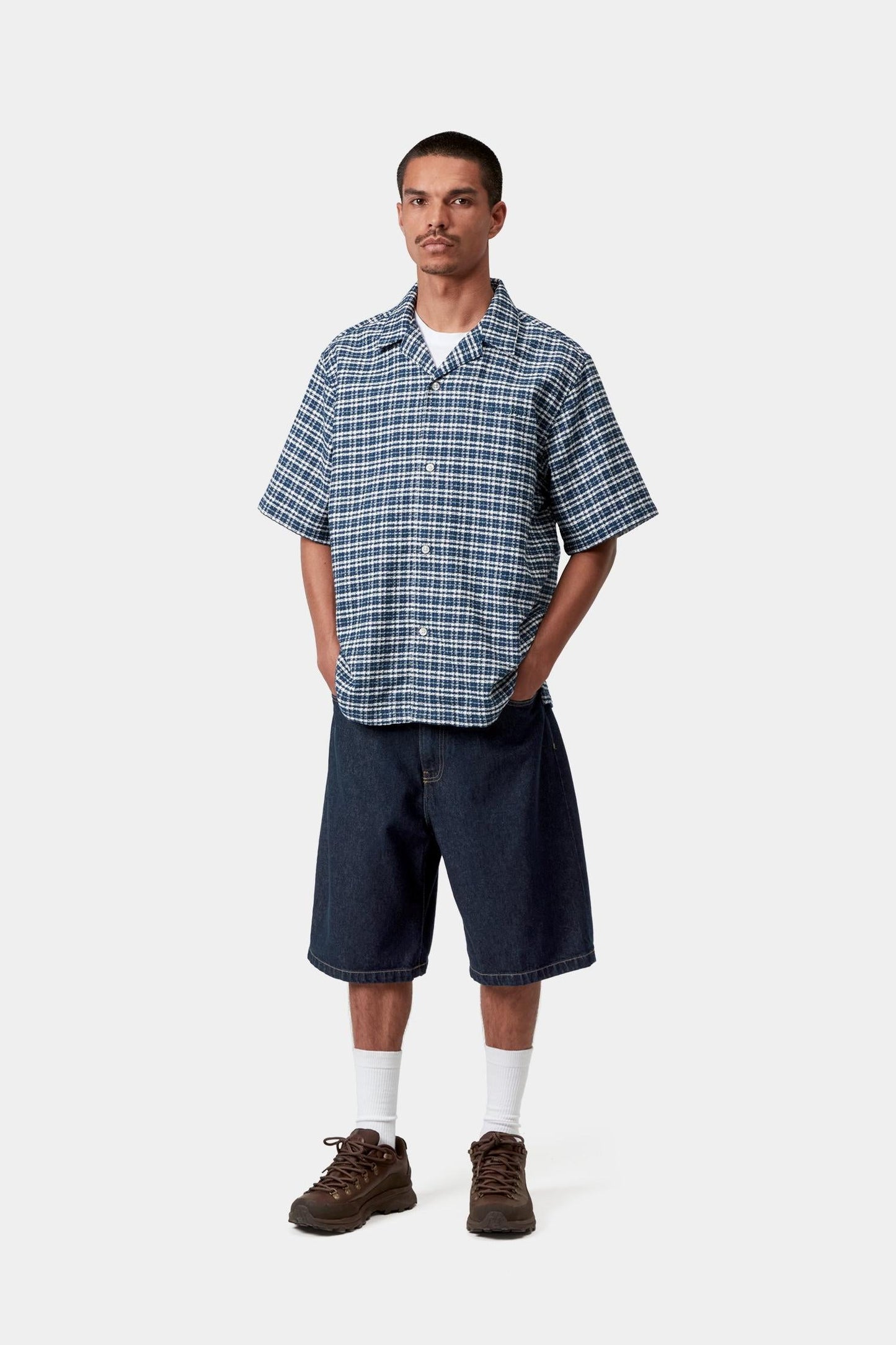 Landon Short Blue (Rinsed)