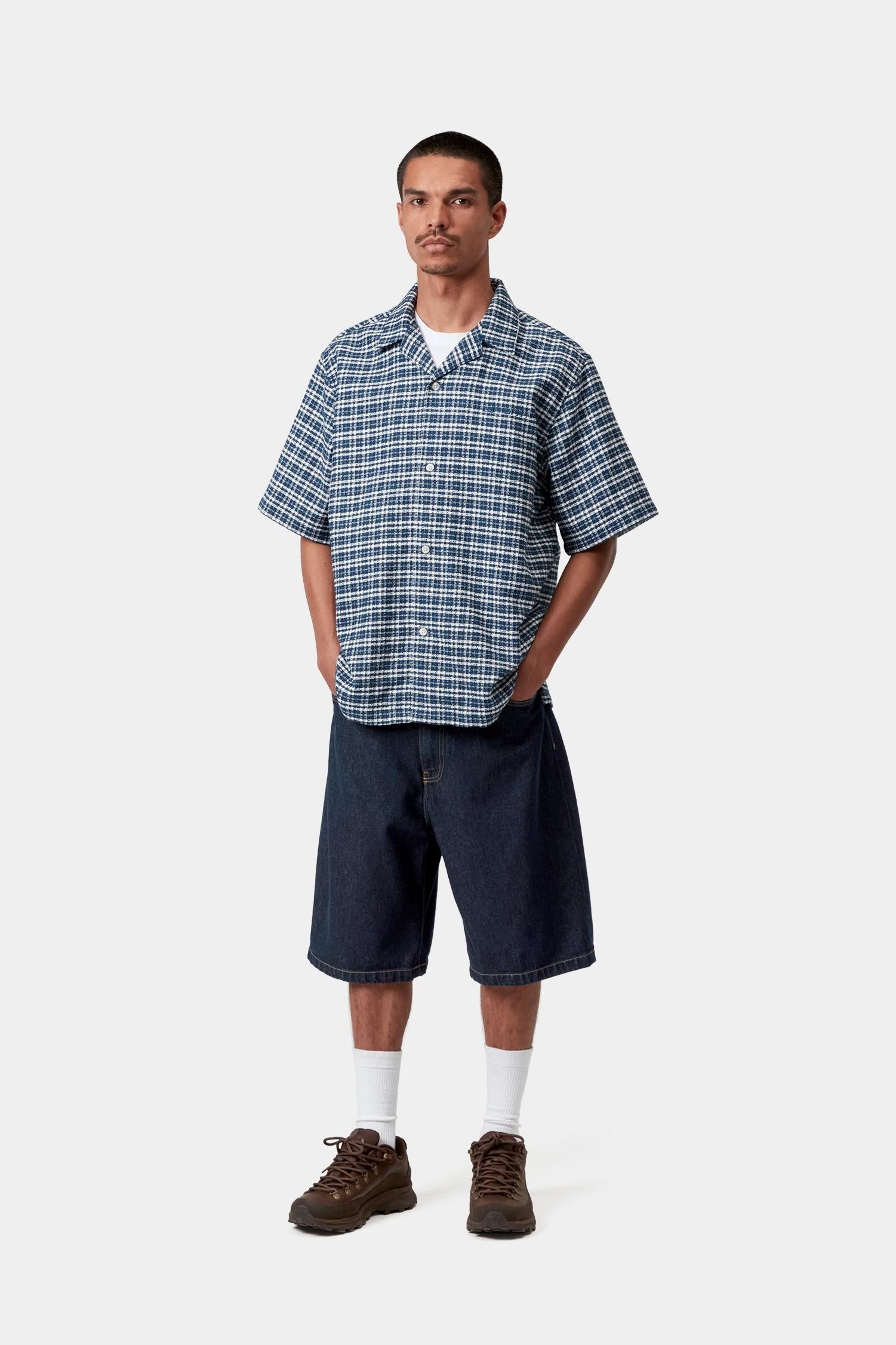 Landon Short Blue (Rinsed)
