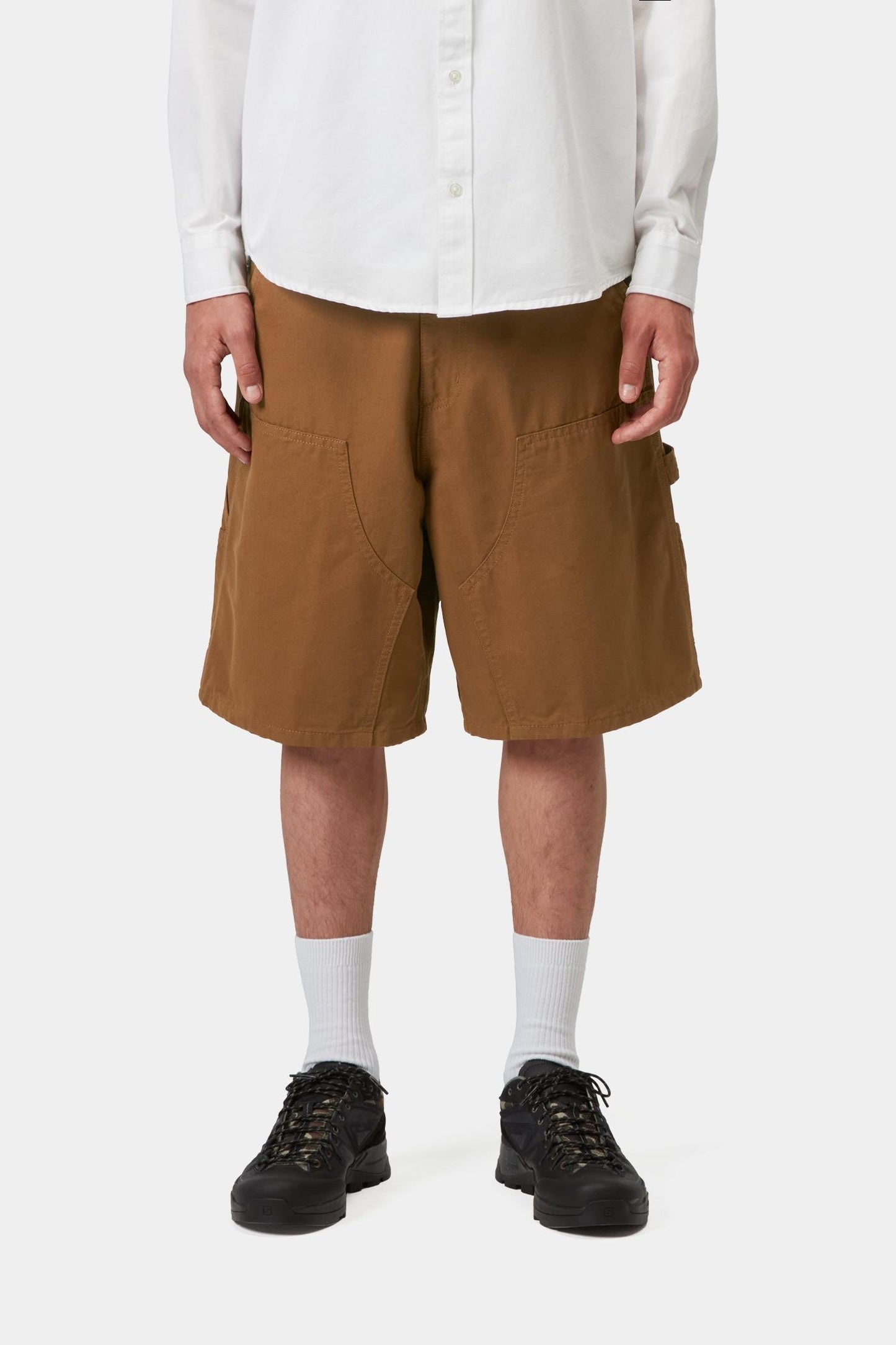 Double Knee Short - Canvas Hamilton Brown