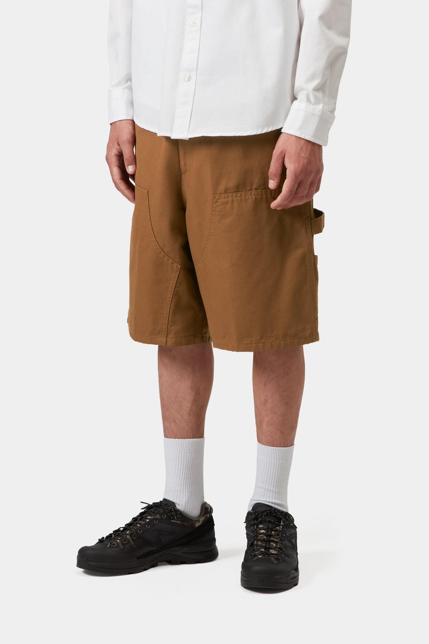 Double Knee Short - Canvas Hamilton Brown