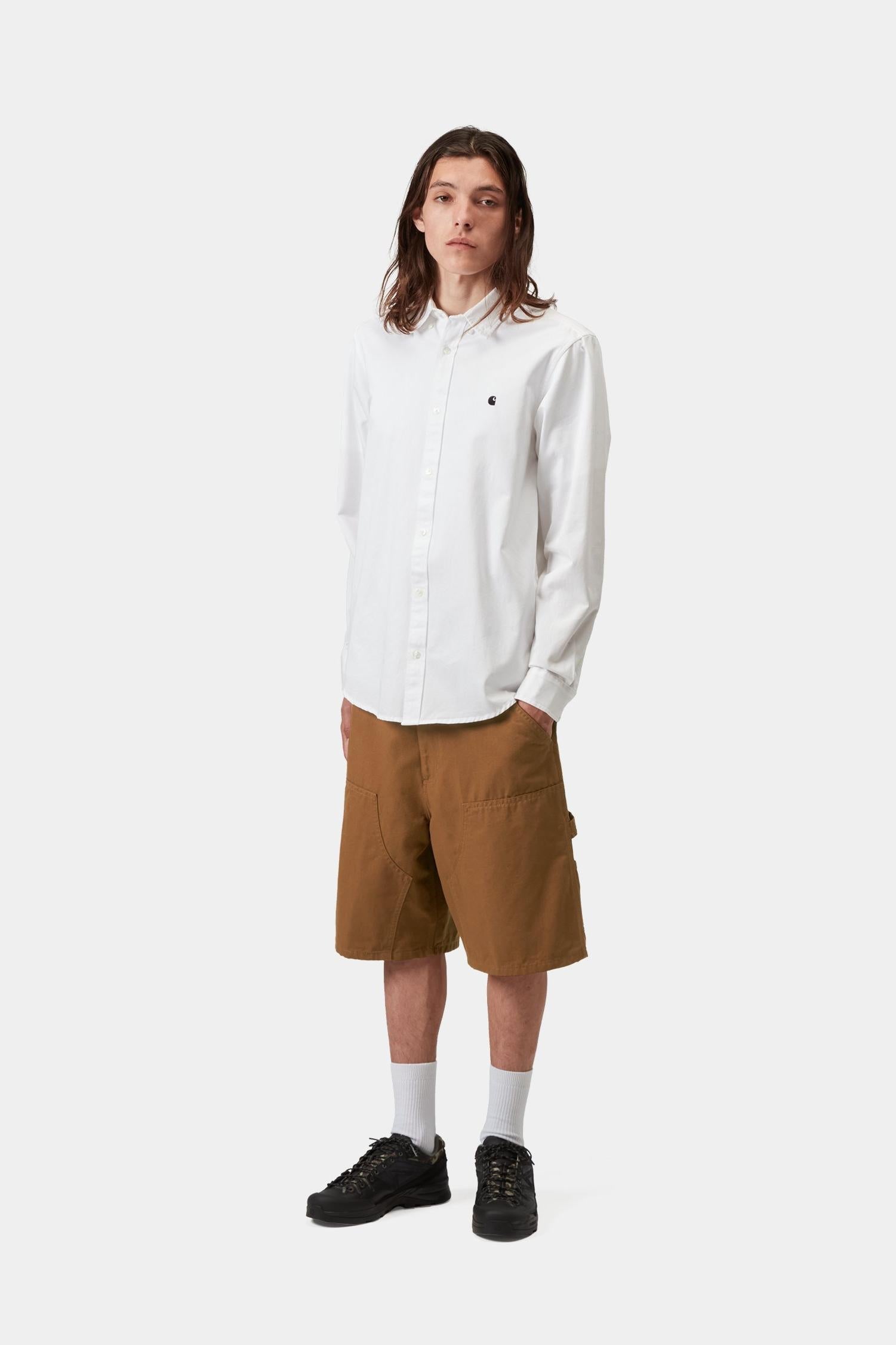 Double Knee Short - Canvas Hamilton Brown
