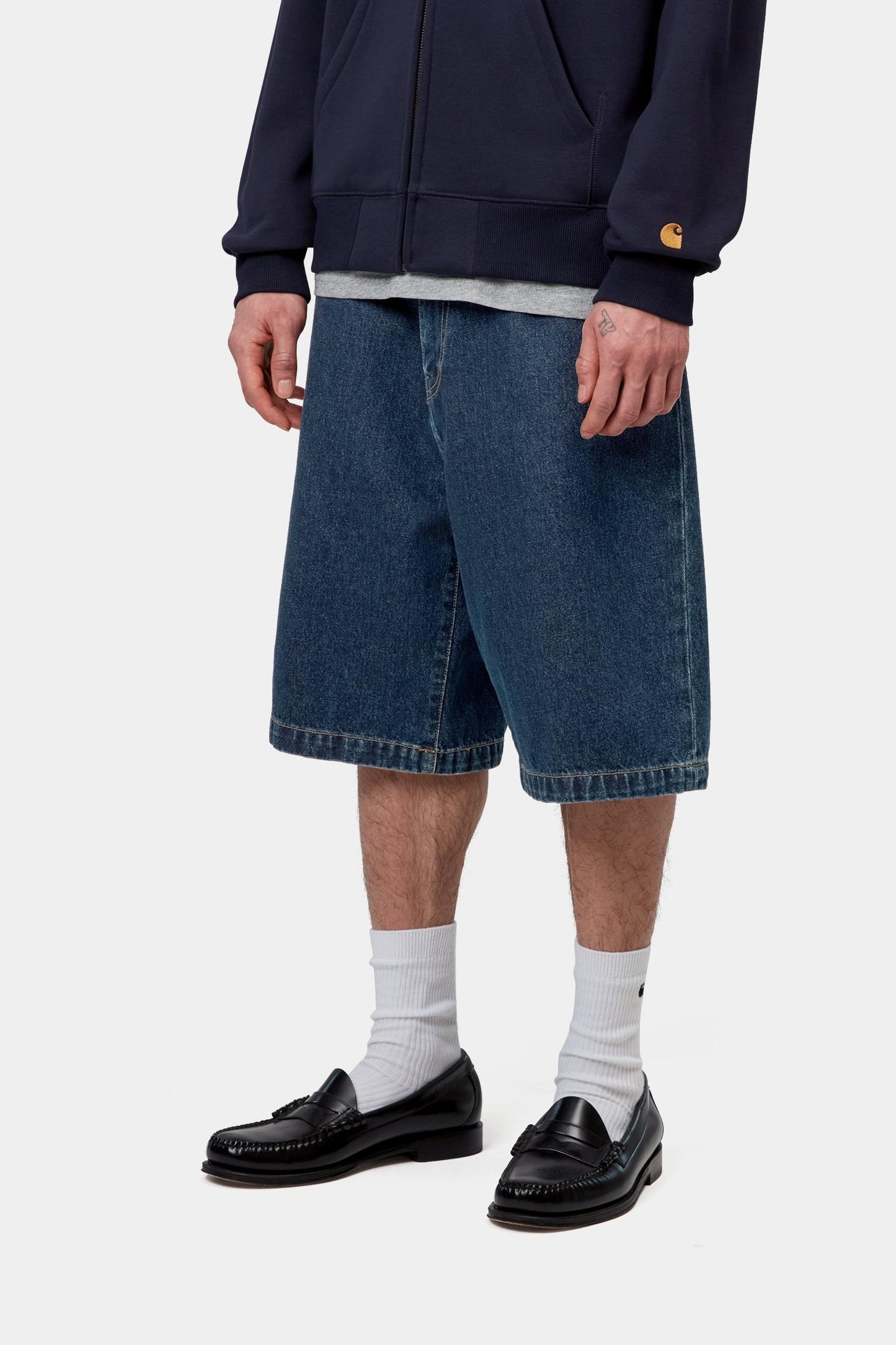 Landon Short Blue (Stone Washed)