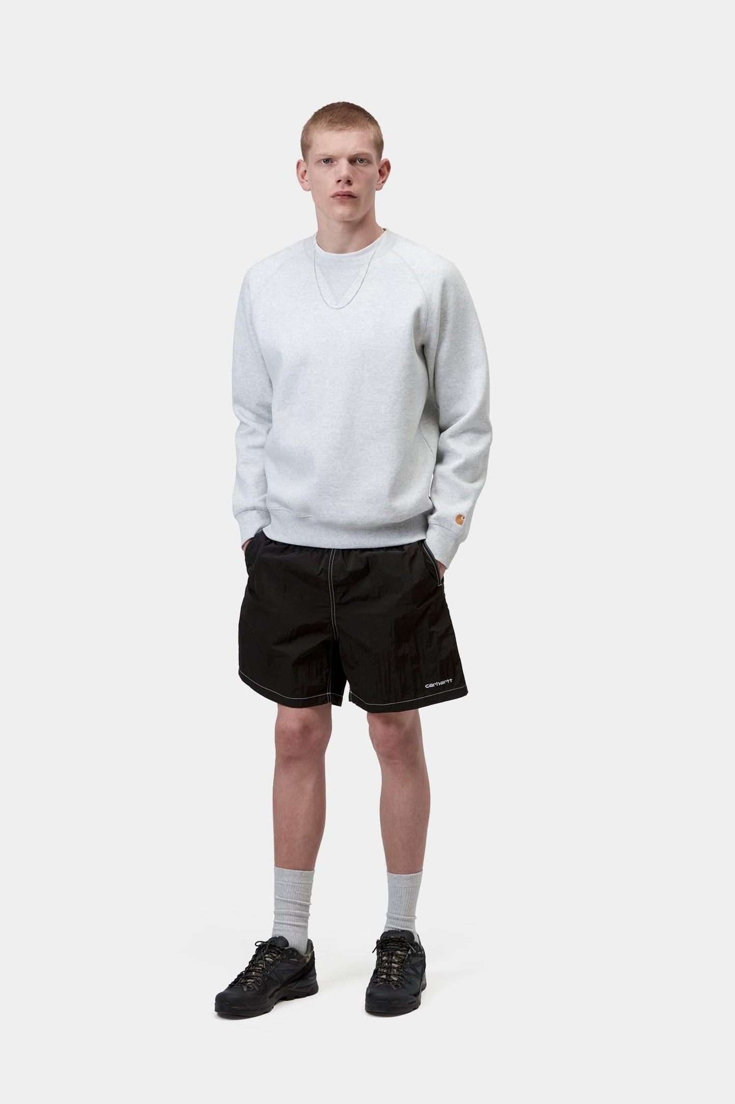 Canby Swim Trunks Black / White