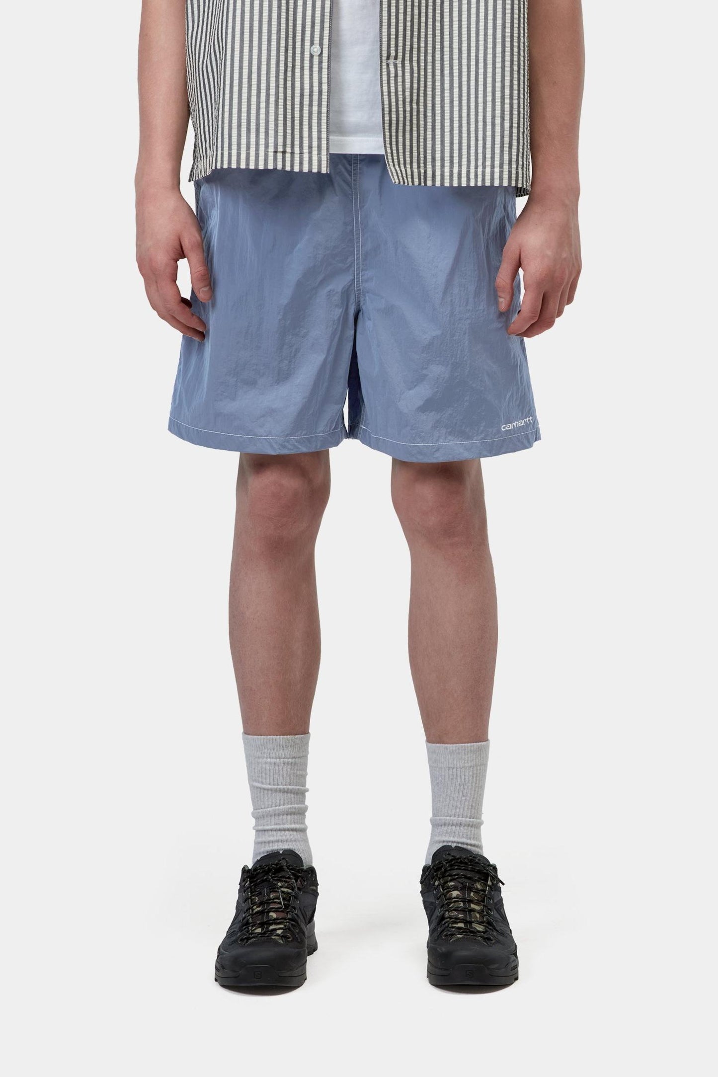 Canby Swim Trunks Gentle Blue / White