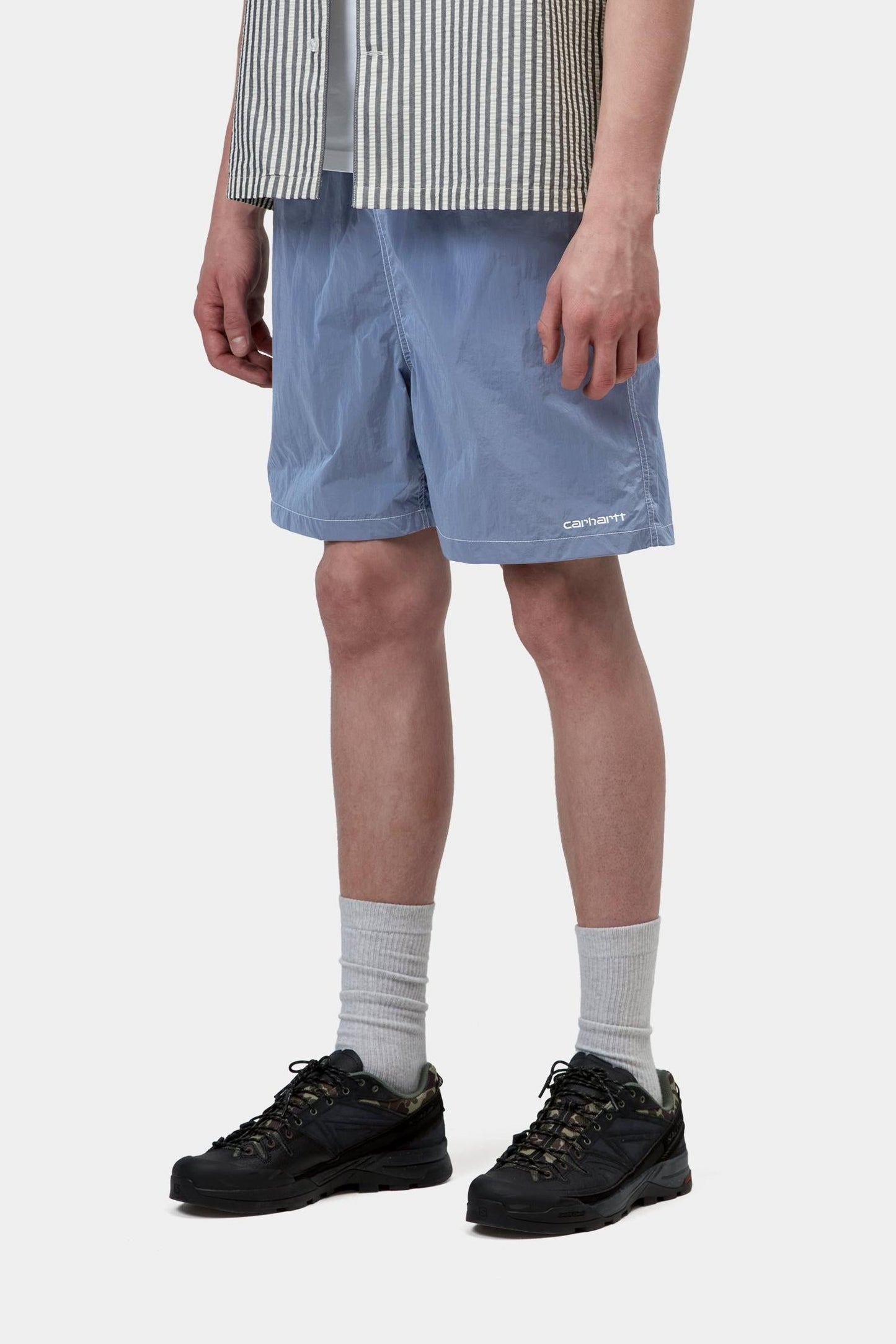 Canby Swim Trunks Gentle Blue / White