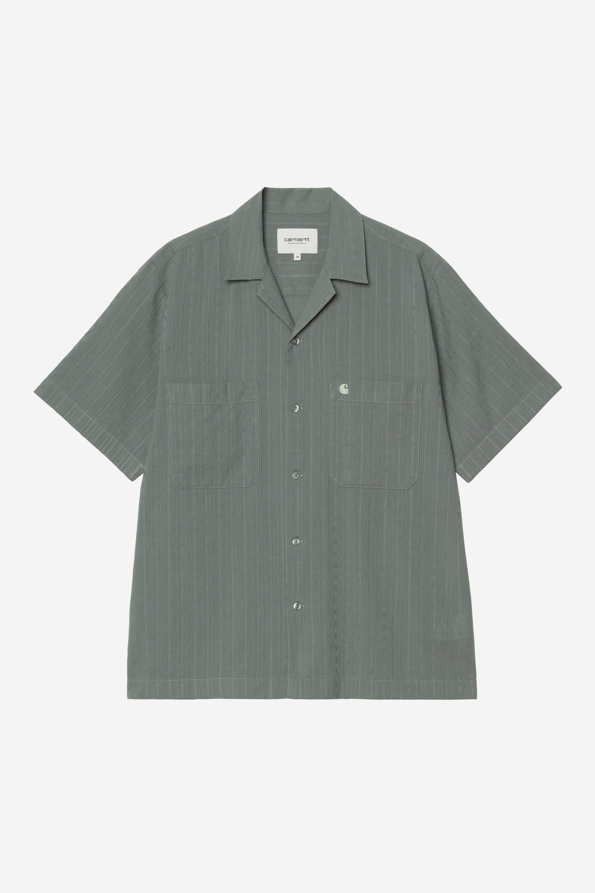 Short Sleeve Gareth Shirt Velvet Green