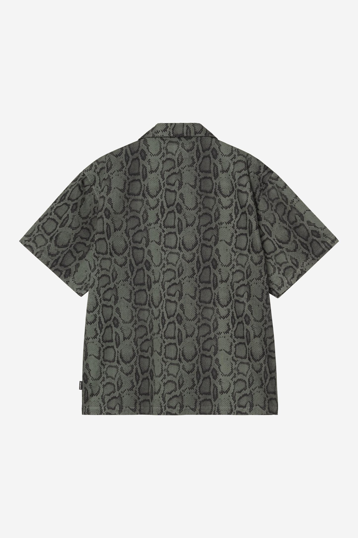 Short Sleeve Snake Camo Shirt Leaf (Garment Dyed)