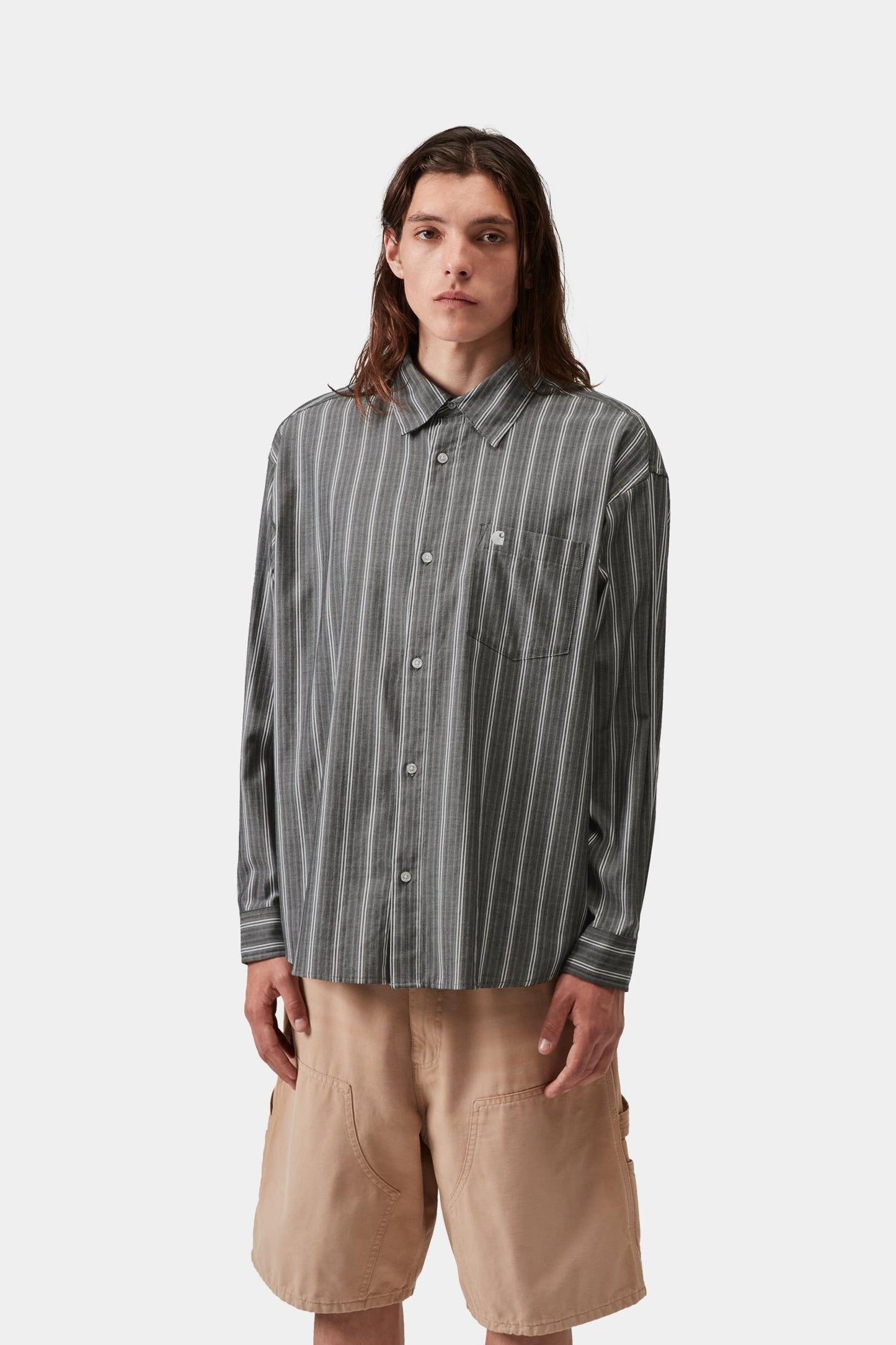 Beale Stripe Shirt Black / White