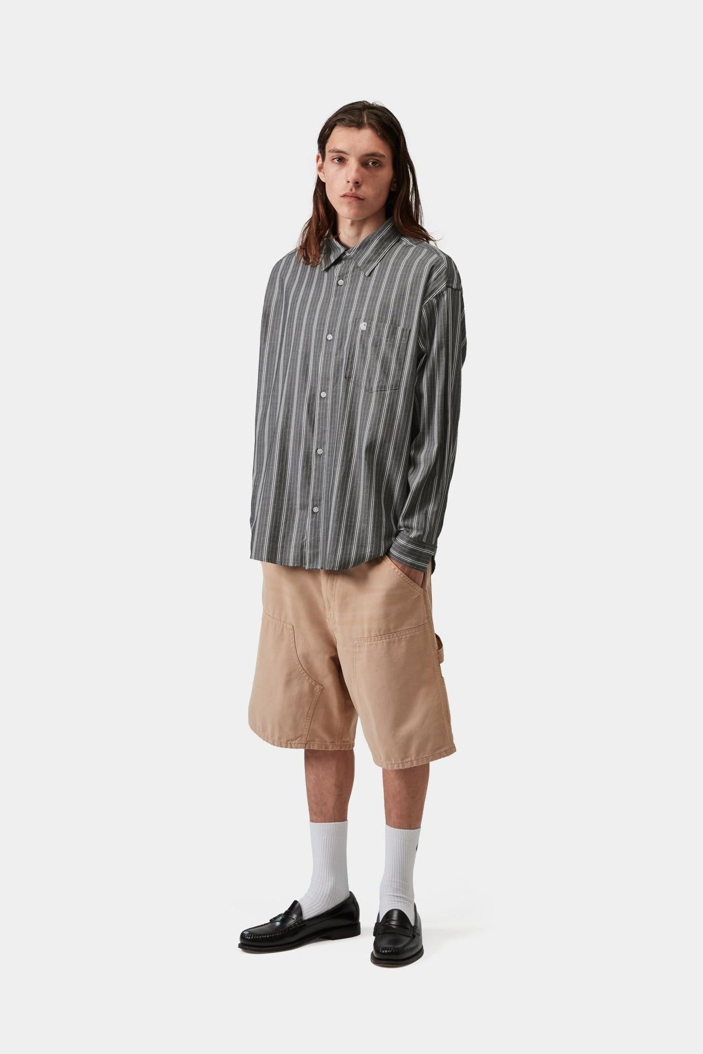 Beale Stripe Shirt Black / White