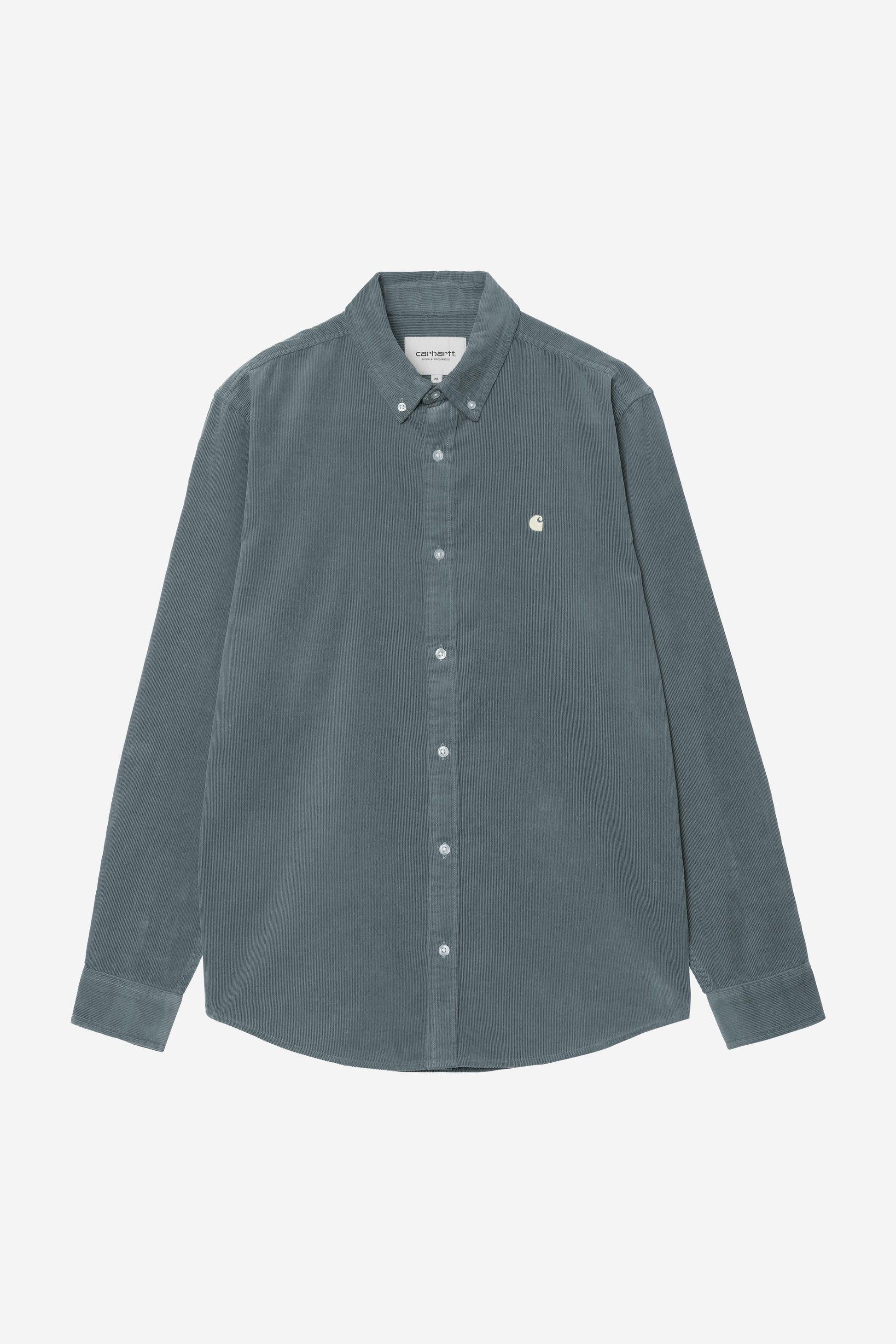 Madison Fine Cord Shirt Cozy Blue / Wax