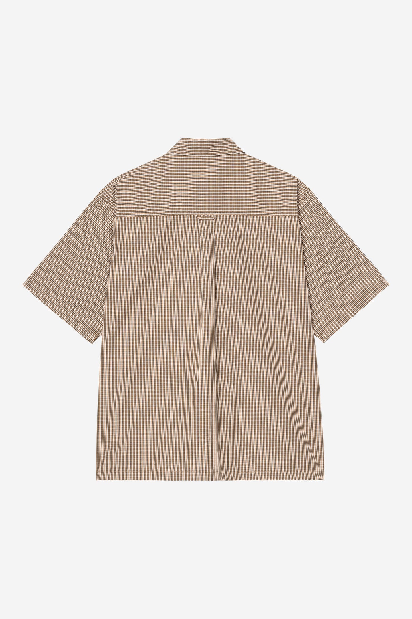Short Sleeve Groff Check Shirt Hamilton Brown