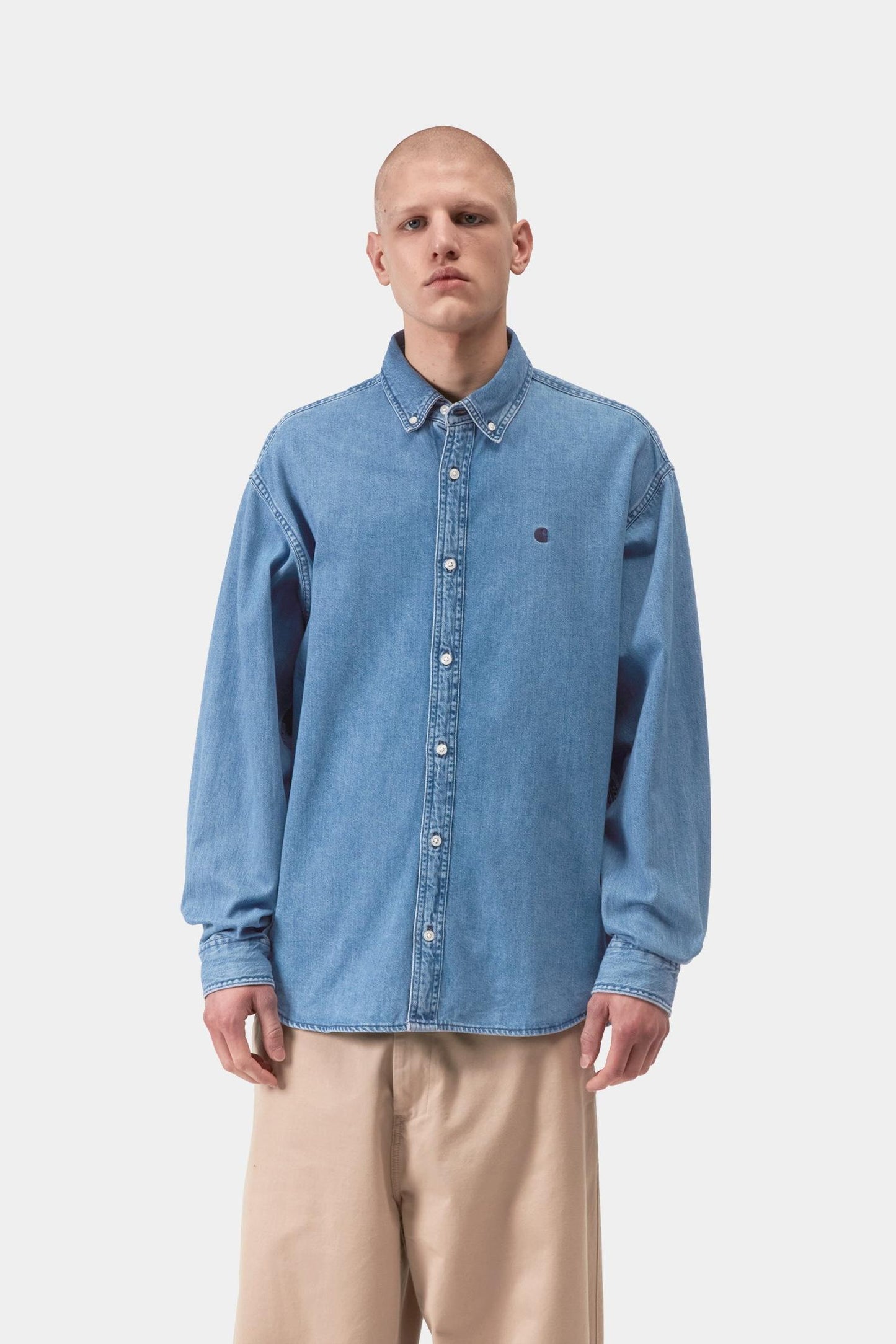 Lucas Shirt Blue (Stone Washed)
