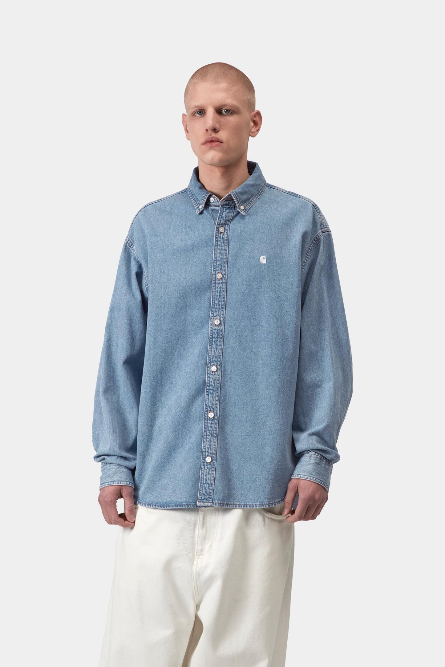 Lucas Shirt Blue (Bleached)