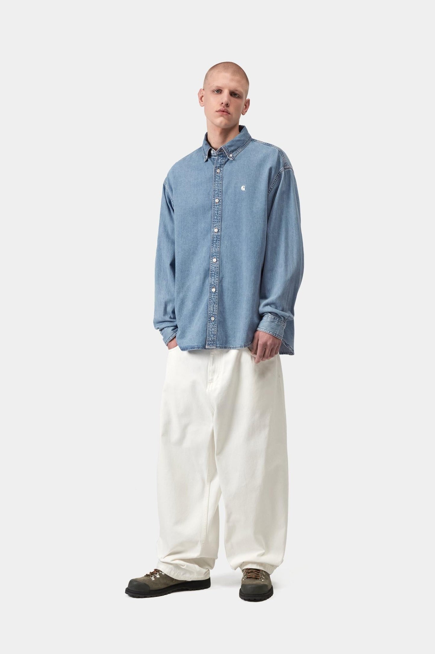 Lucas Shirt Blue (Bleached)