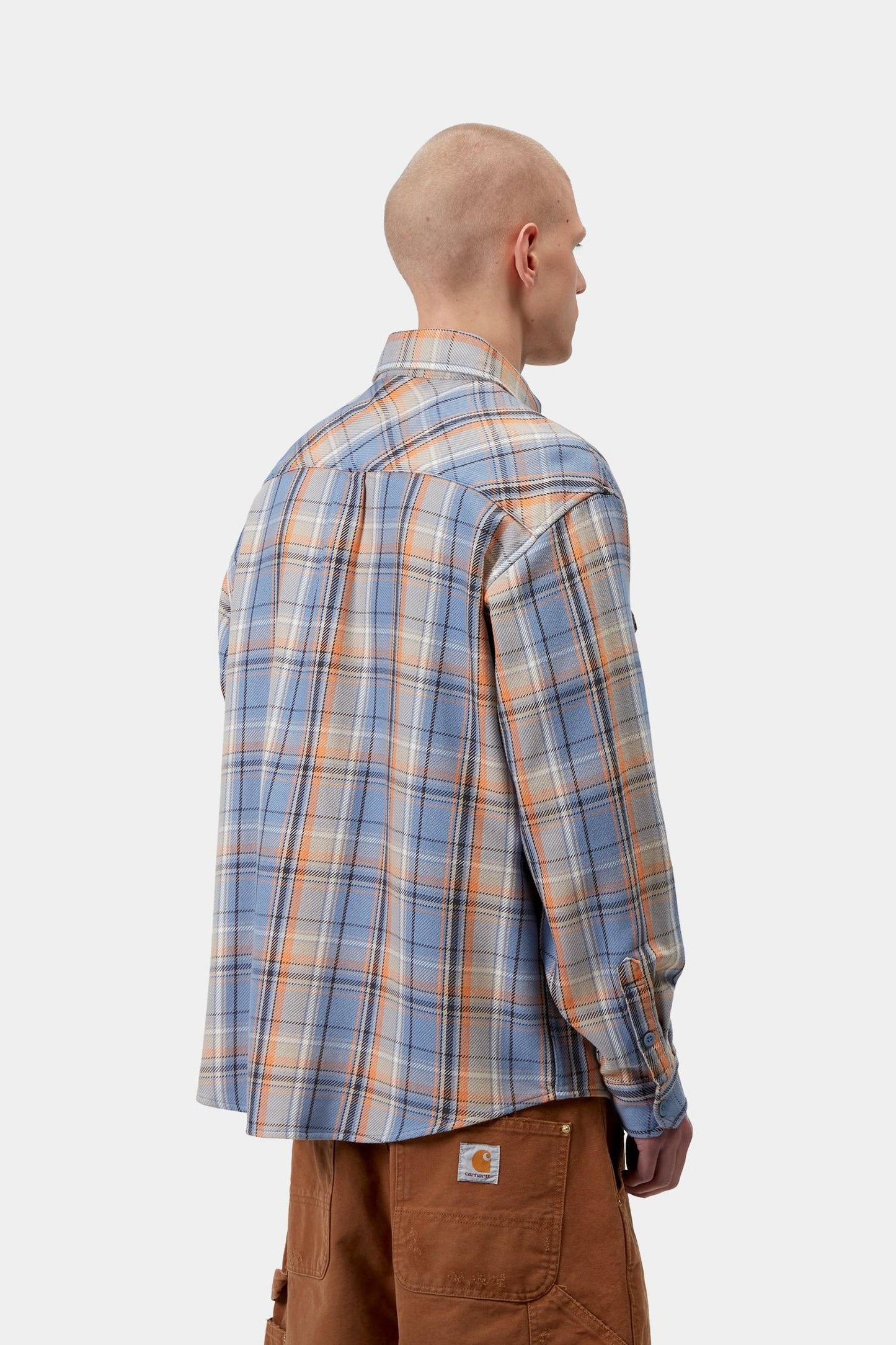 Tunick Check Shirt Gentle Blue
