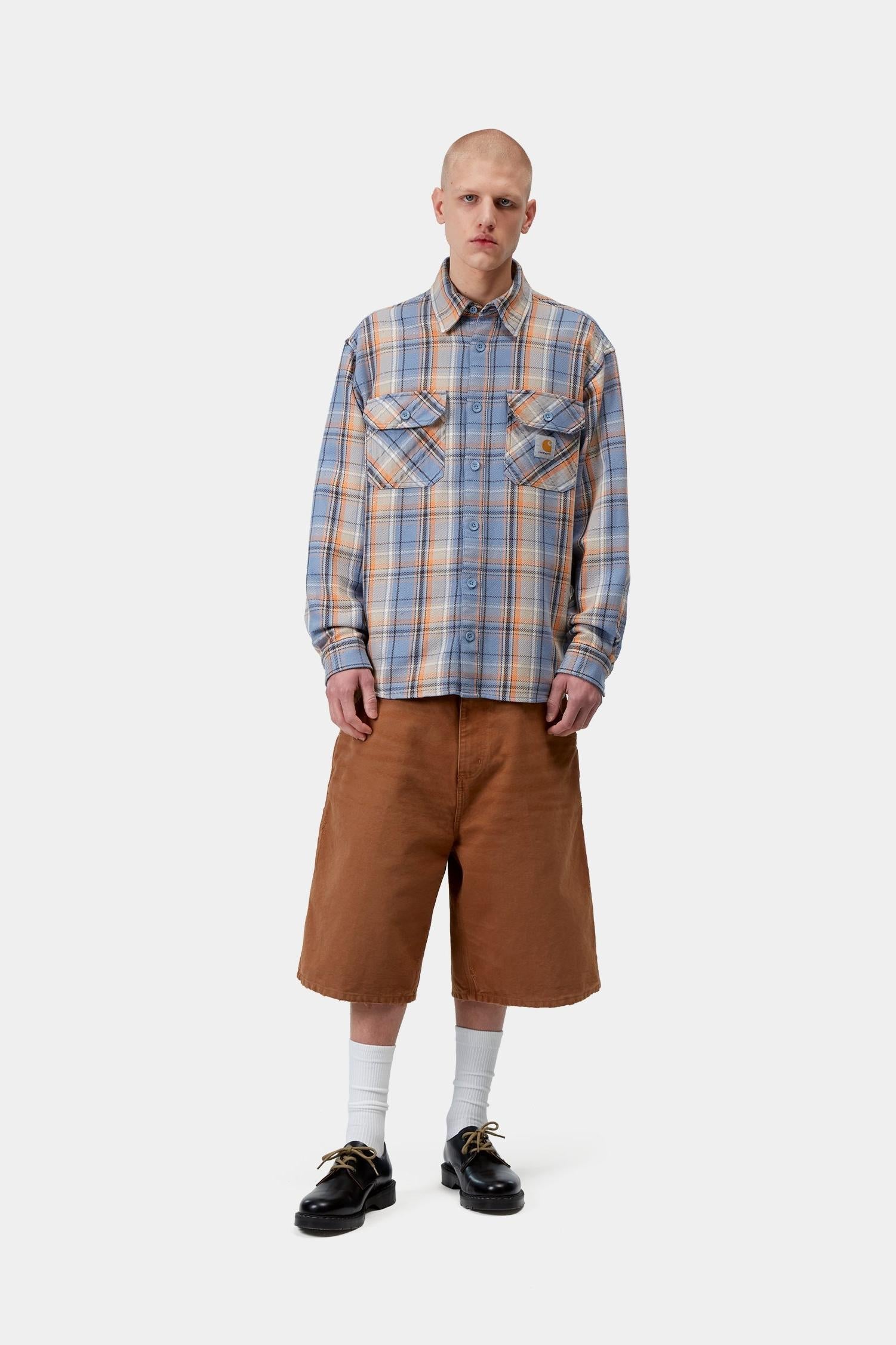 Tunick Check Shirt Gentle Blue