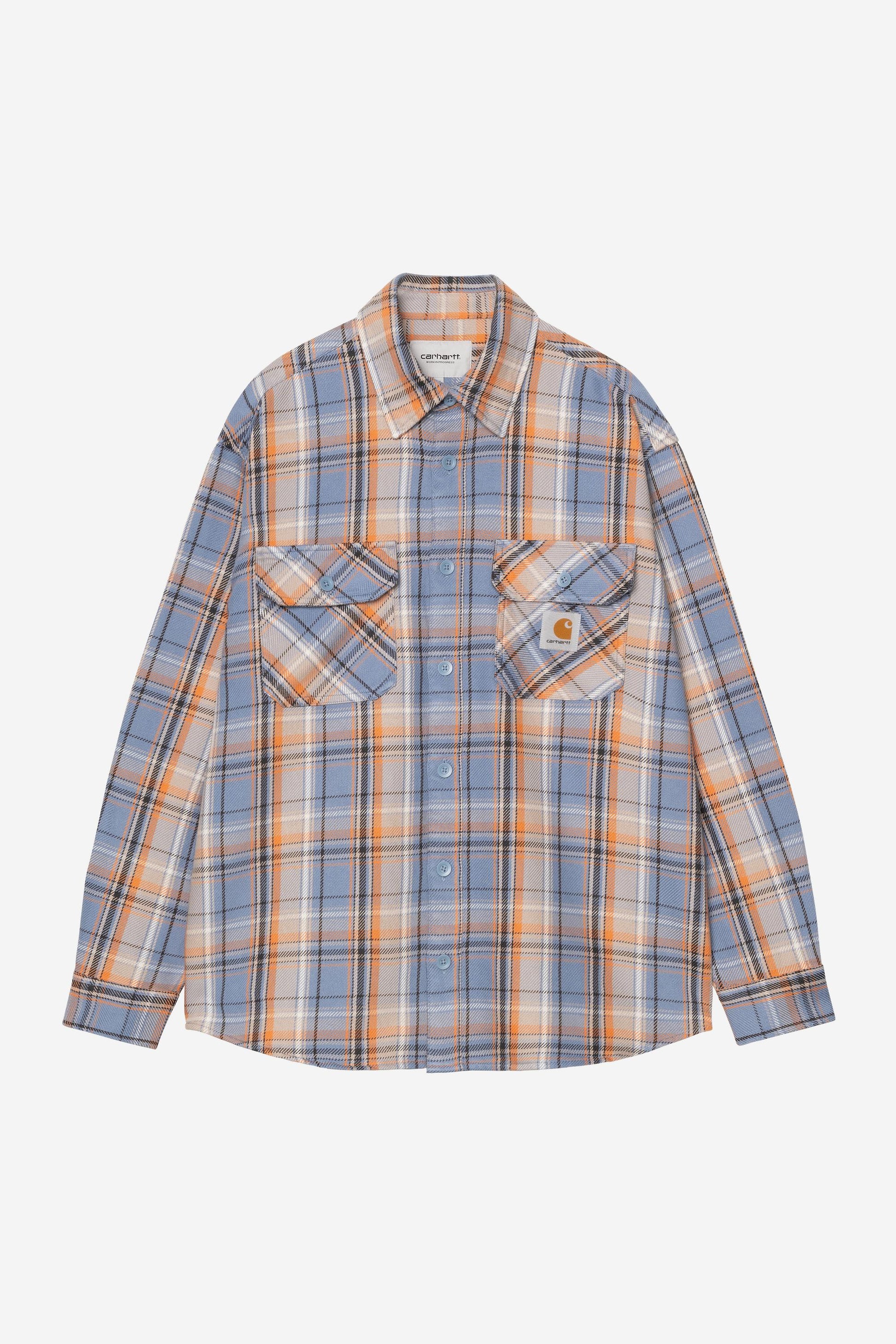 Tunick Check Shirt Gentle Blue