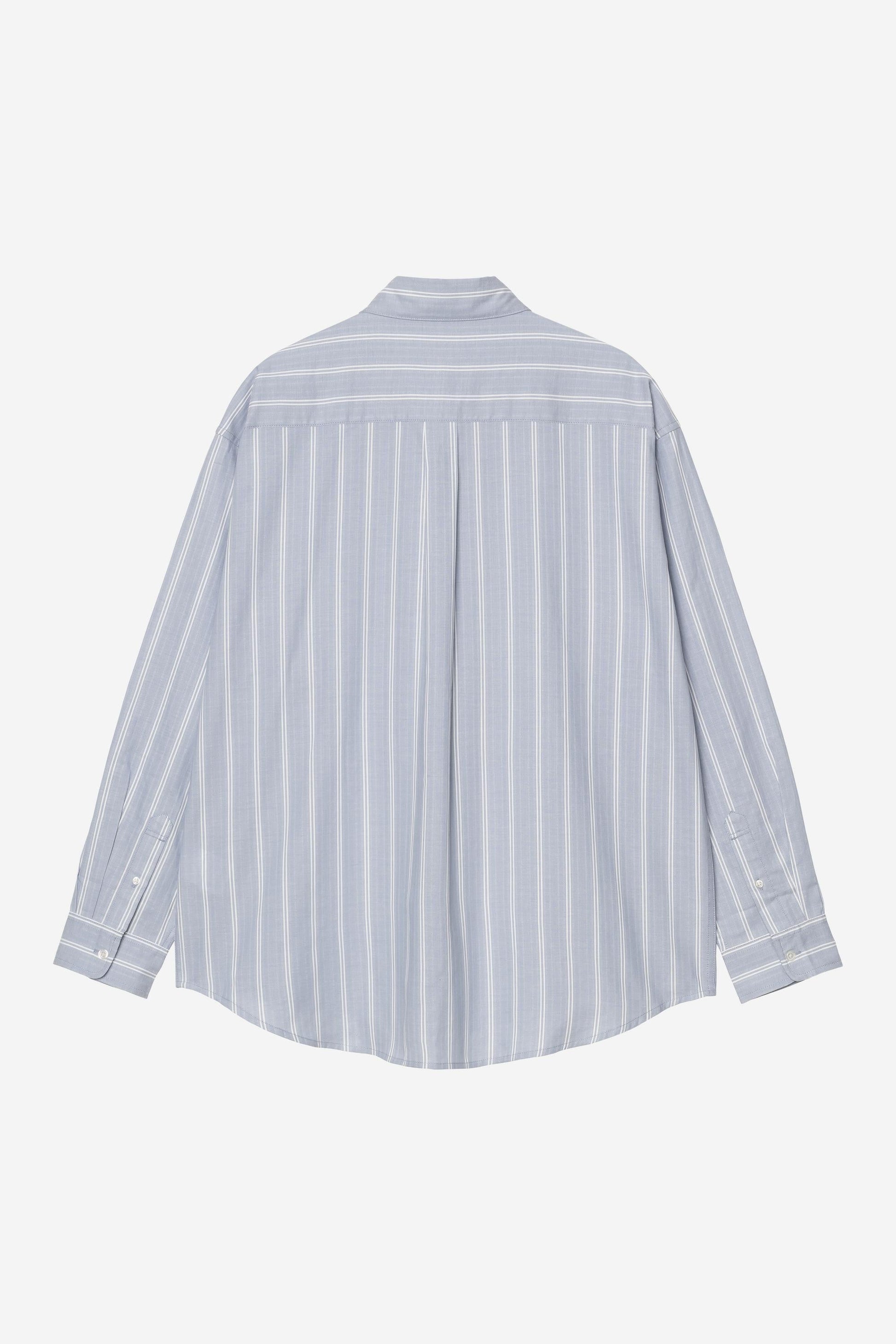 Beale Stripe Shirt Gentle Blue / White