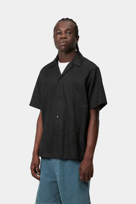 Short Sleeve Signet Shirt Black
