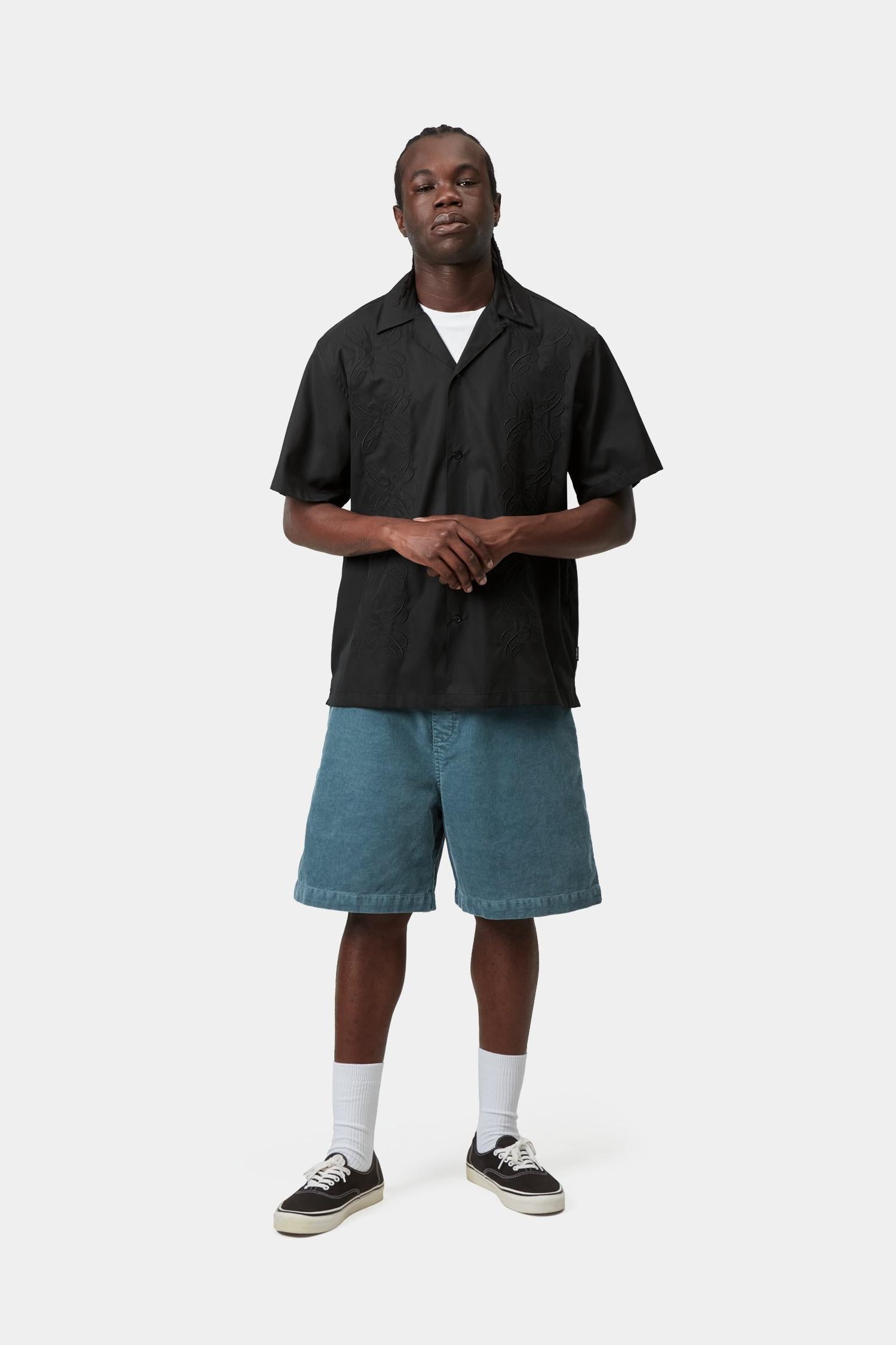 Short Sleeve Signet Shirt Black
