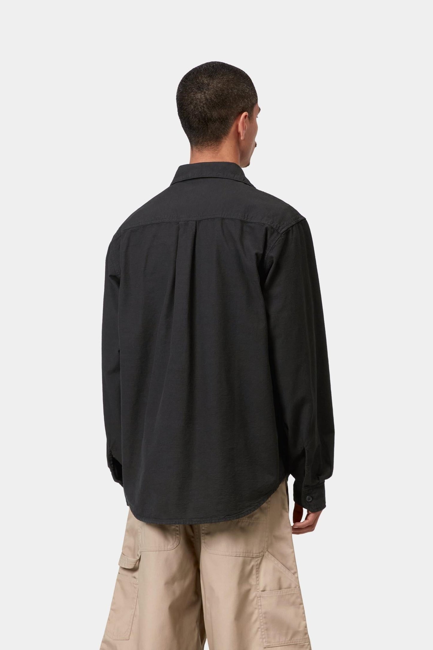 Kelsey Shirt Black (Garment Dyed)