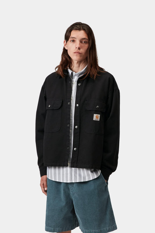 Prescott Shirt Jacket Black / Black (Garment Dyed)