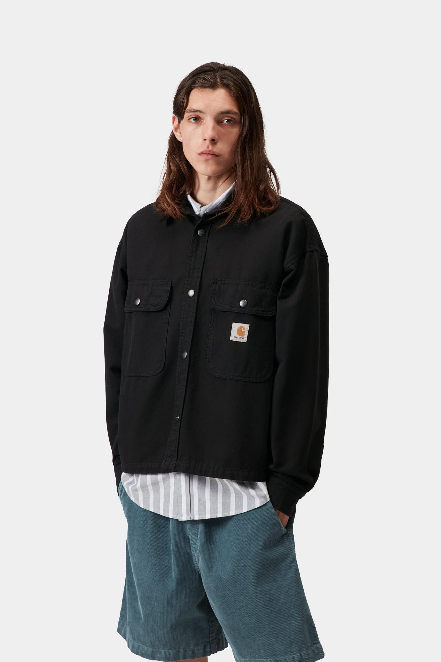 Prescott Shirt Jacket Black / Black (Garment Dyed)