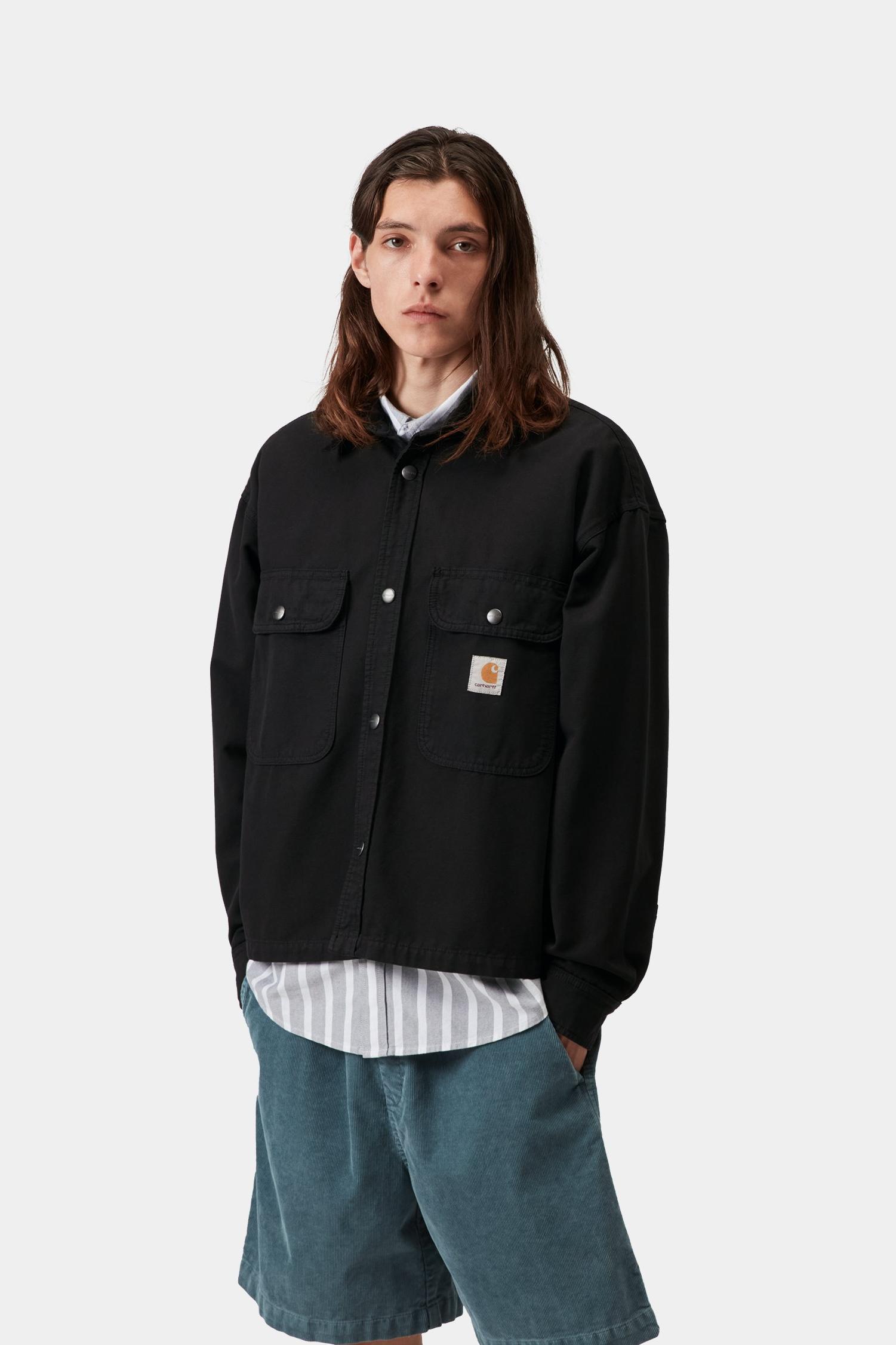 Prescott Shirt Jacket Black / Black (Garment Dyed)