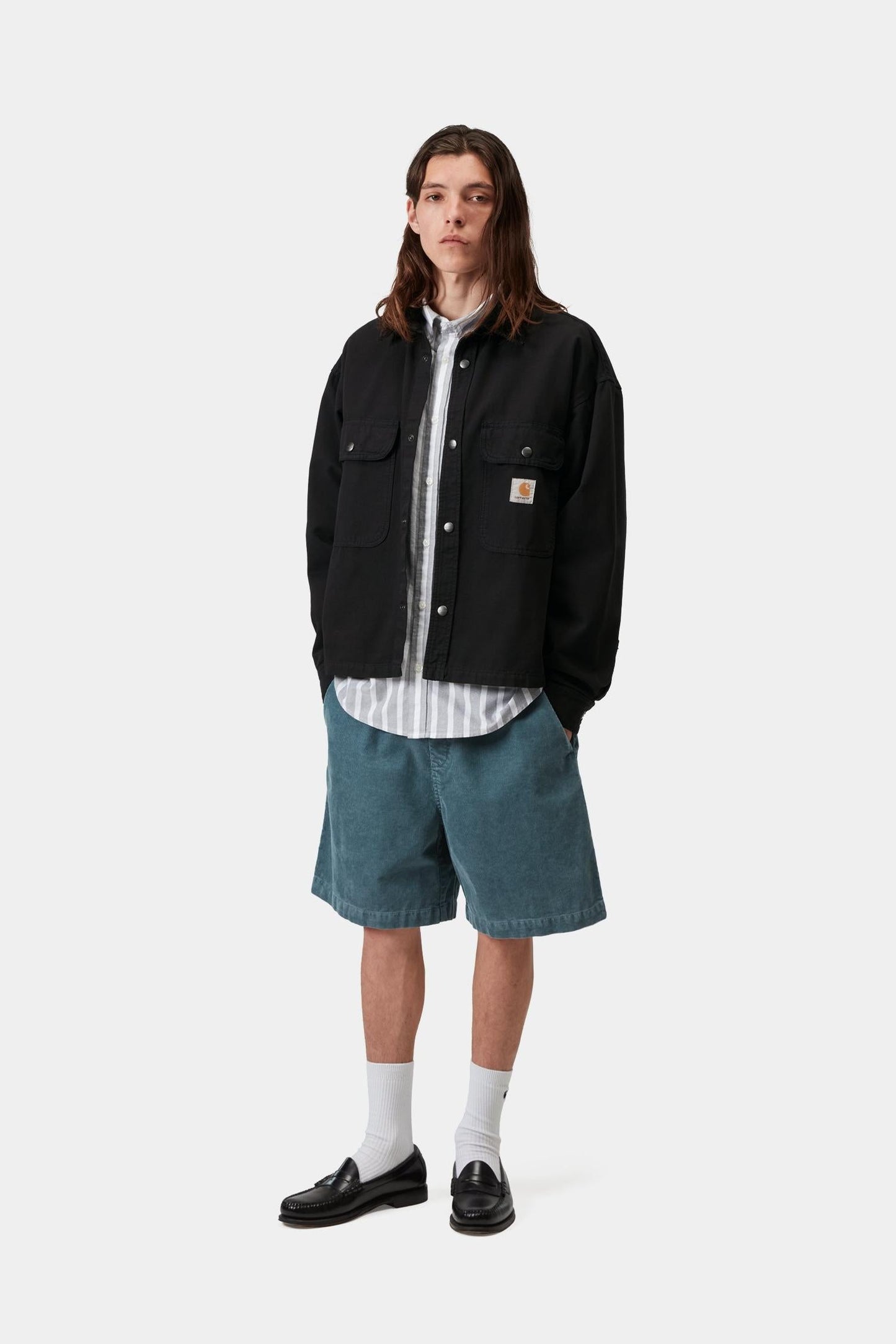 Prescott Shirt Jacket Black / Black (Garment Dyed)