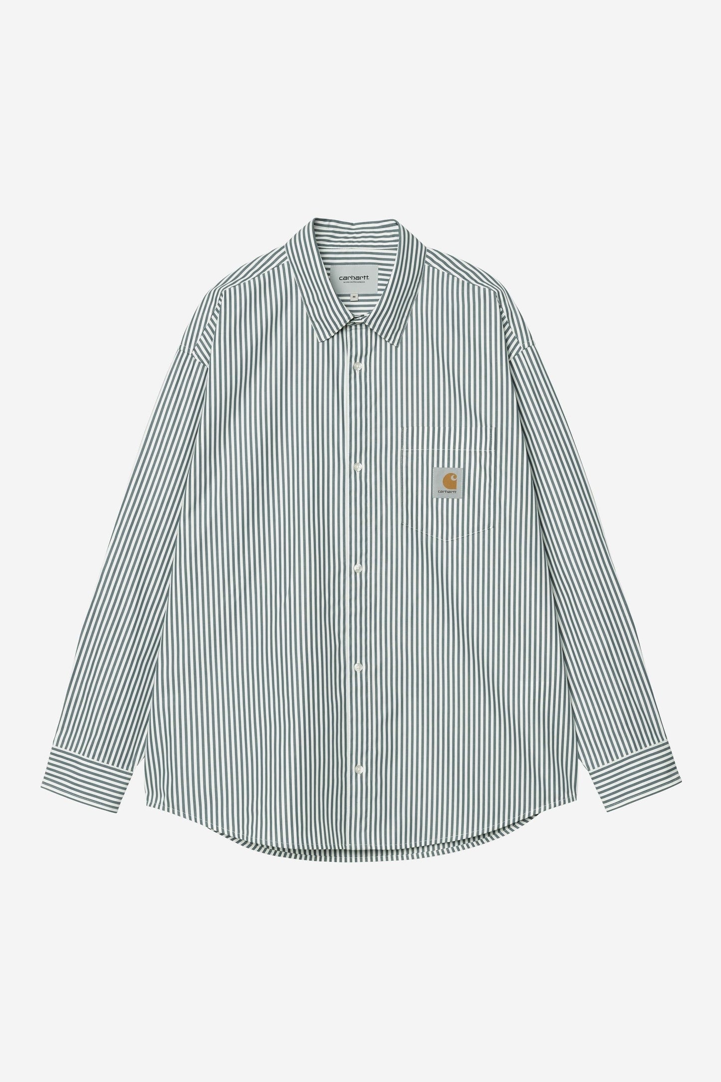 Daldry Stripe Shirt Office Blue / Wax