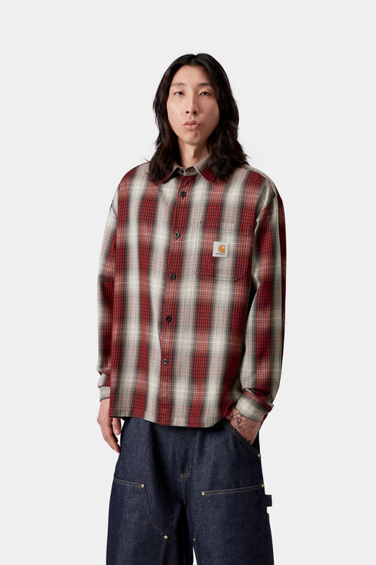 Harlin Check Shirt Chili Pepper