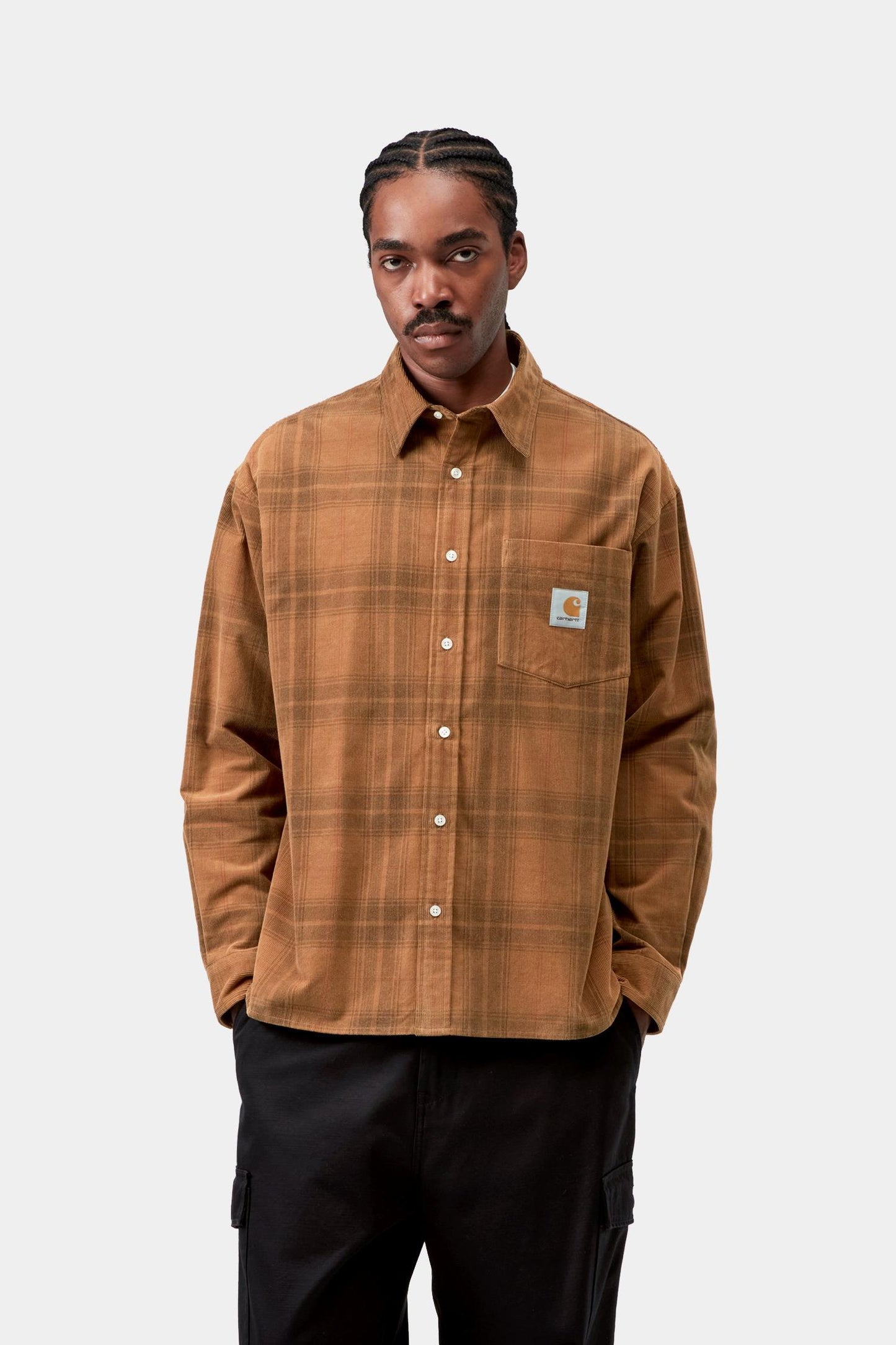 Wilber Check Shirt Hamilton Brown