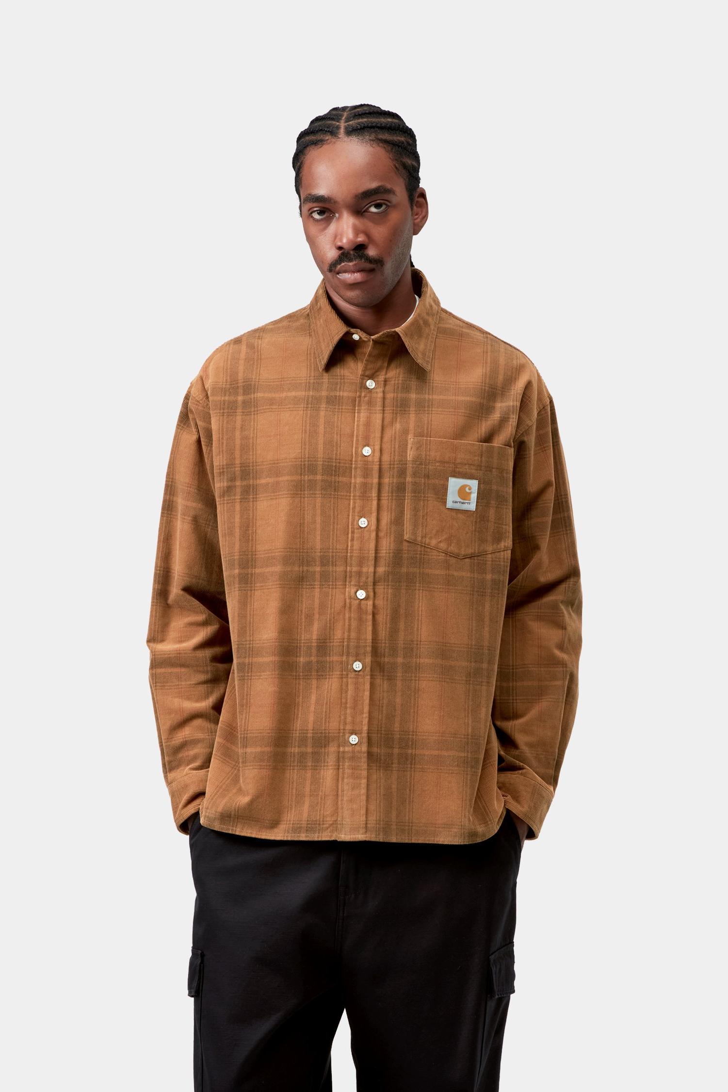 Wilber Check Shirt Hamilton Brown