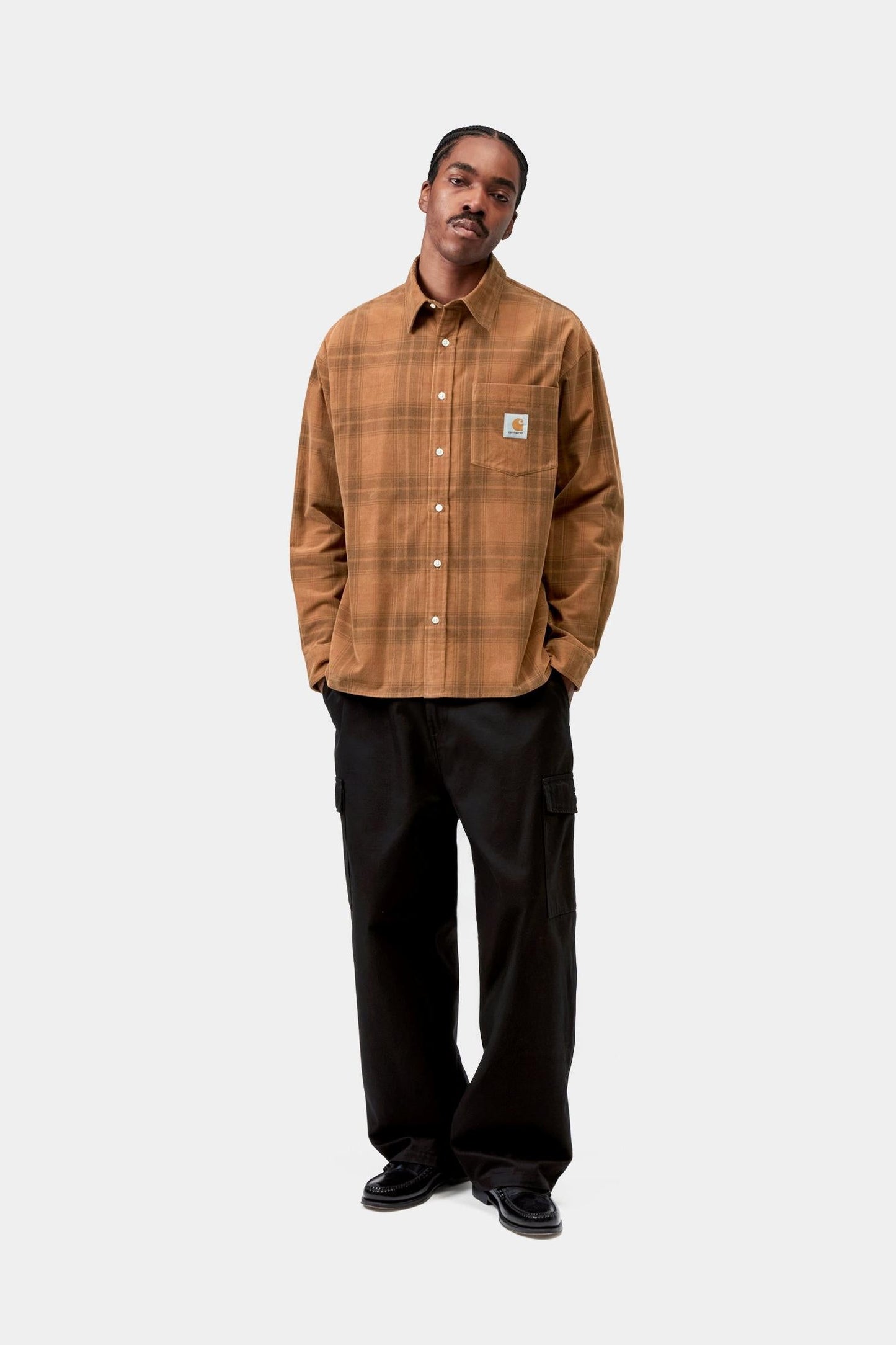 Wilber Check Shirt Hamilton Brown