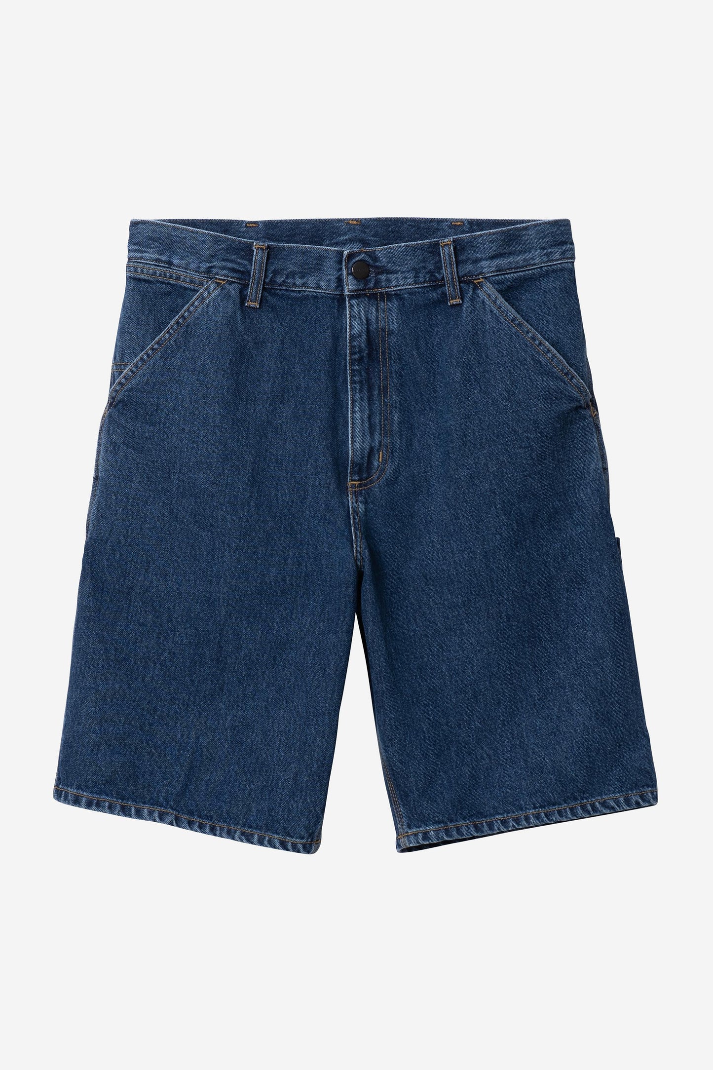 Single Knee Short - Denim Blue (Stone Washed)