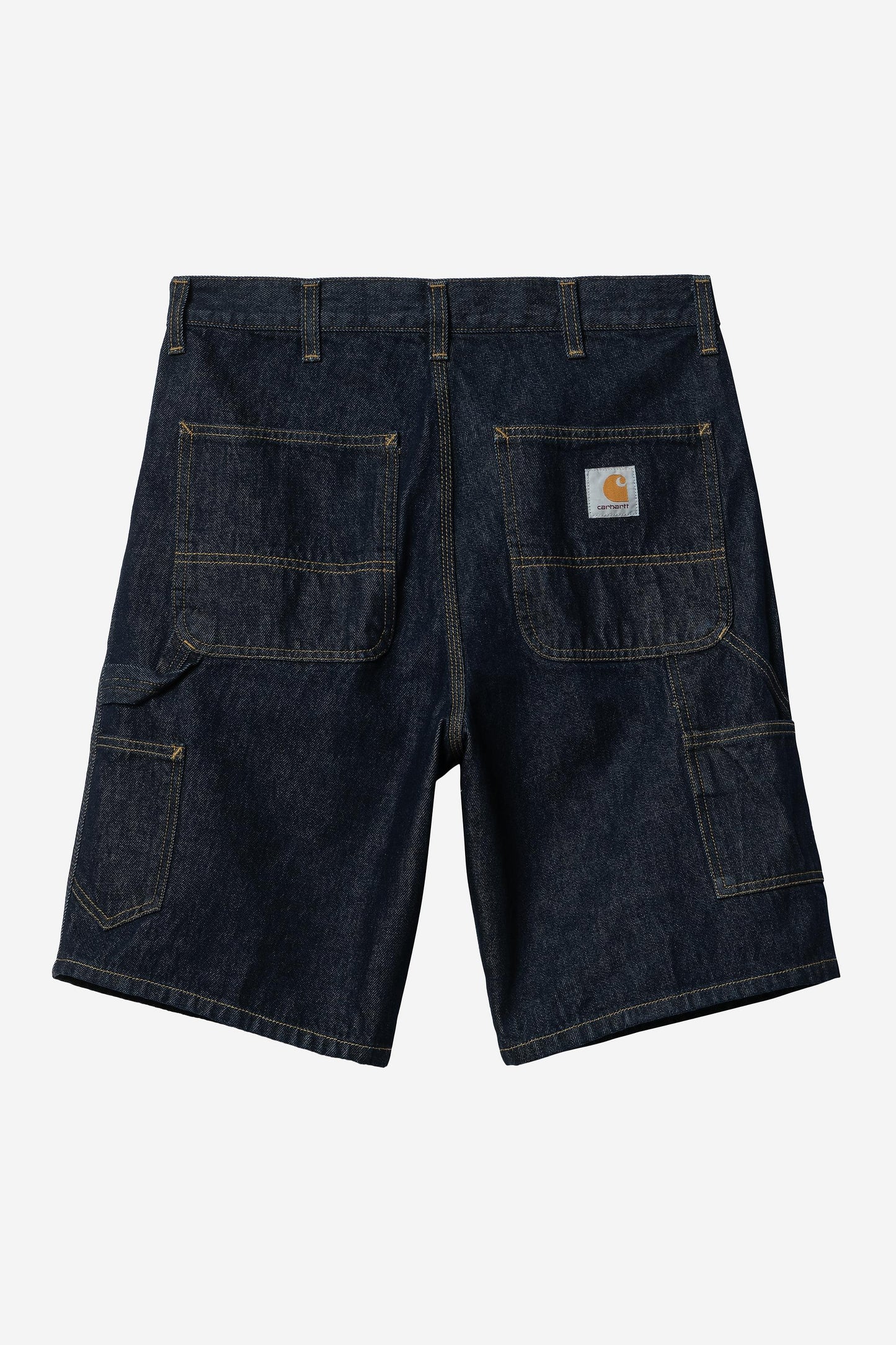 Single Knee Short - Denim Blue (Rinsed)