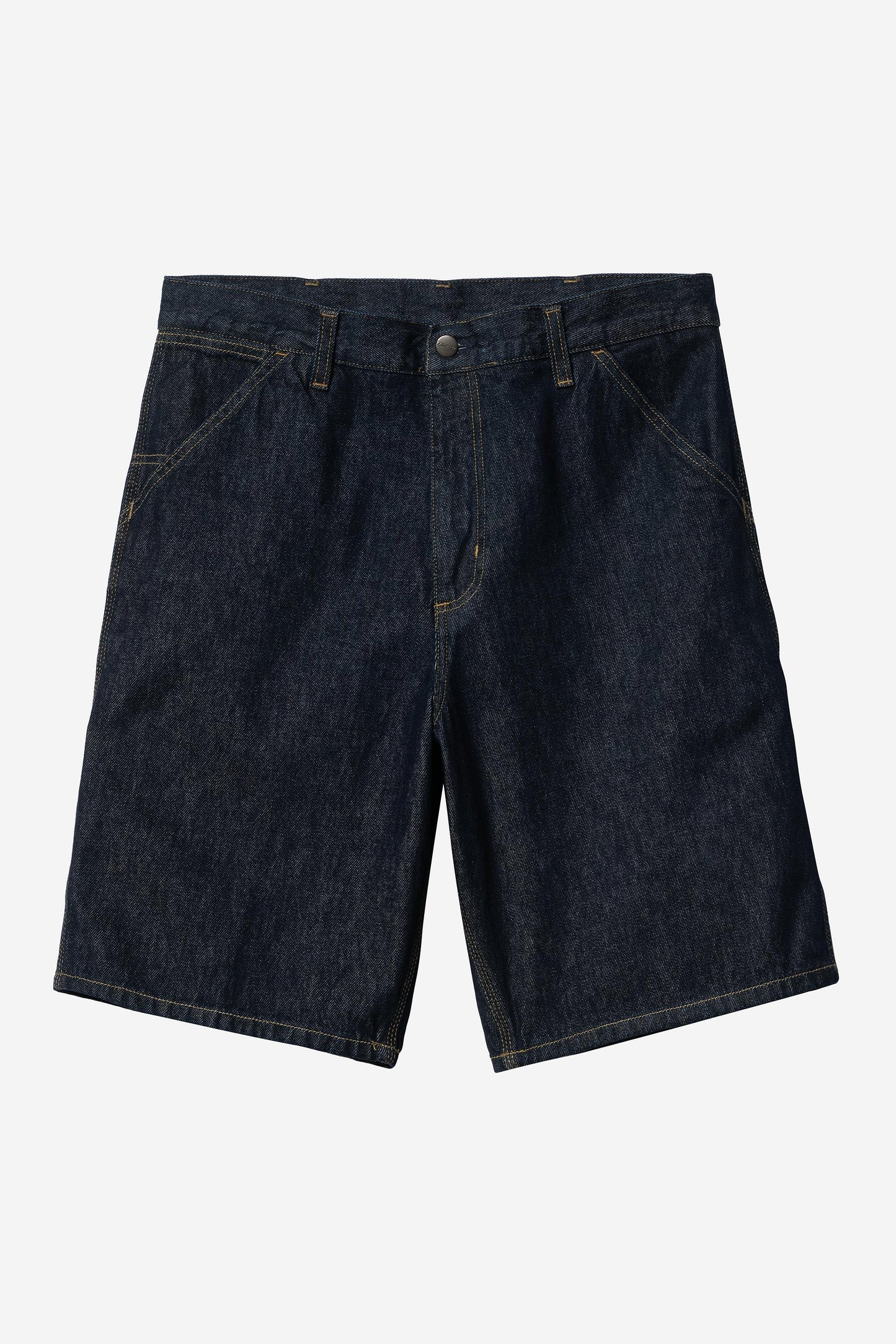 Single Knee Short - Denim Blue (Rinsed)