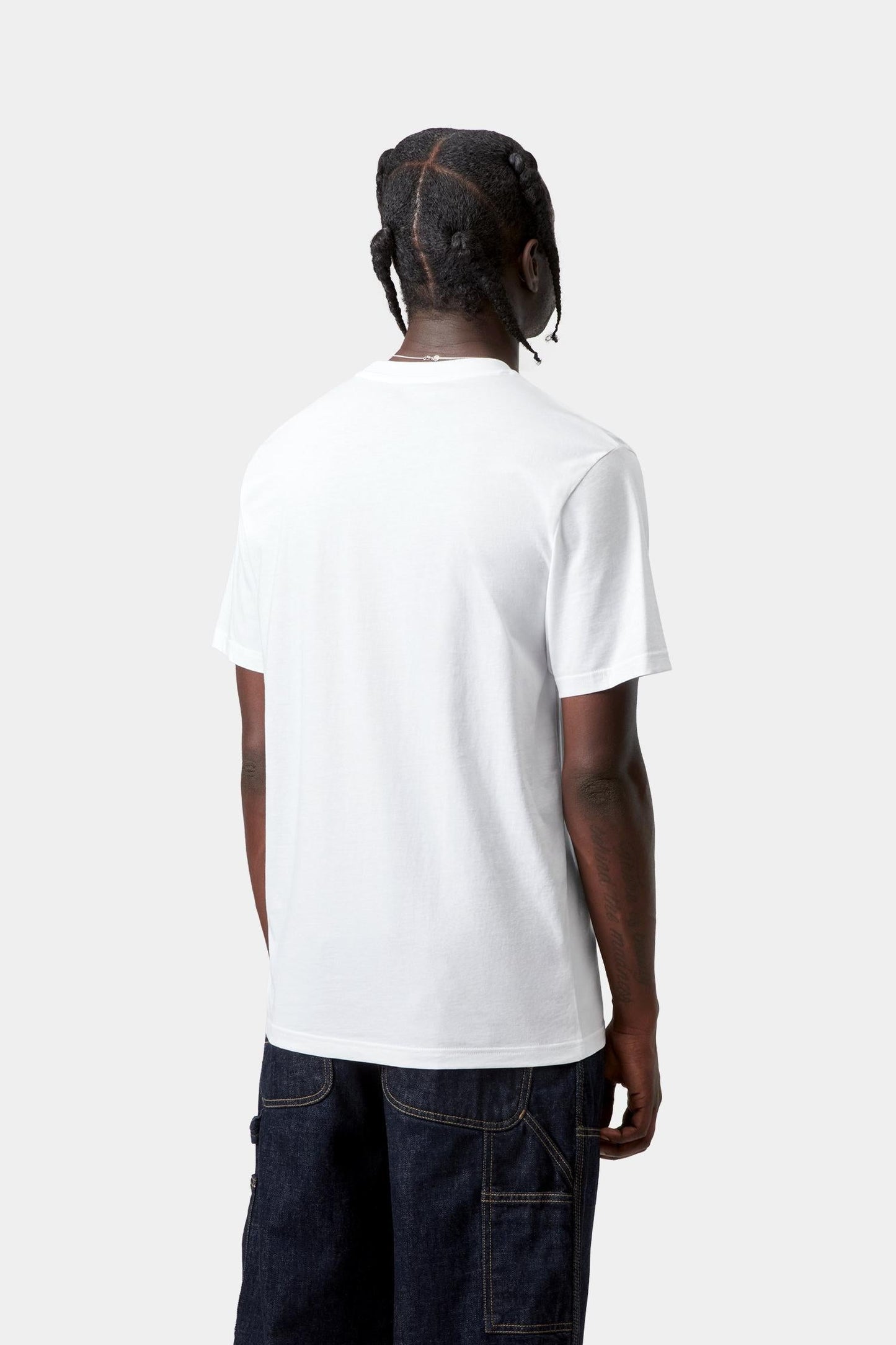 Standard Crew Neck T-Shirt White + White