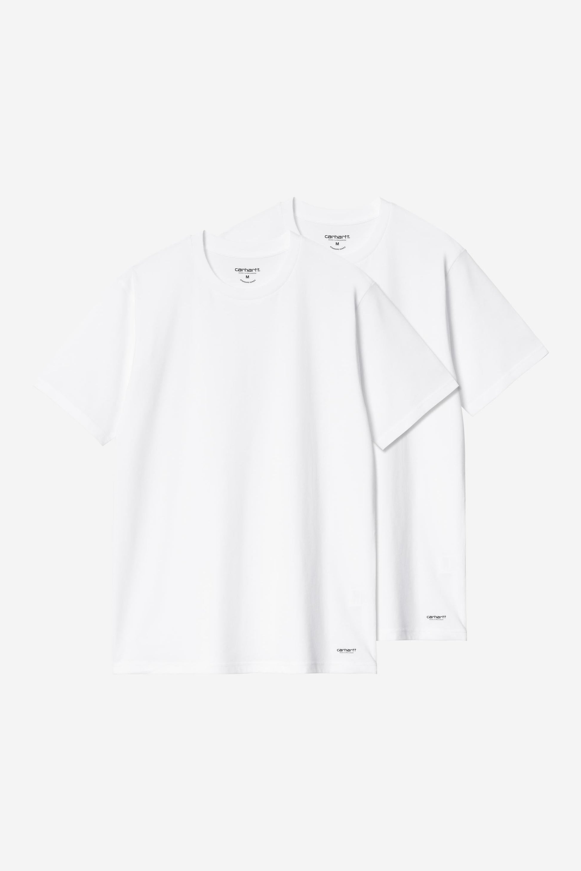 Standard Crew Neck T-Shirt White + White